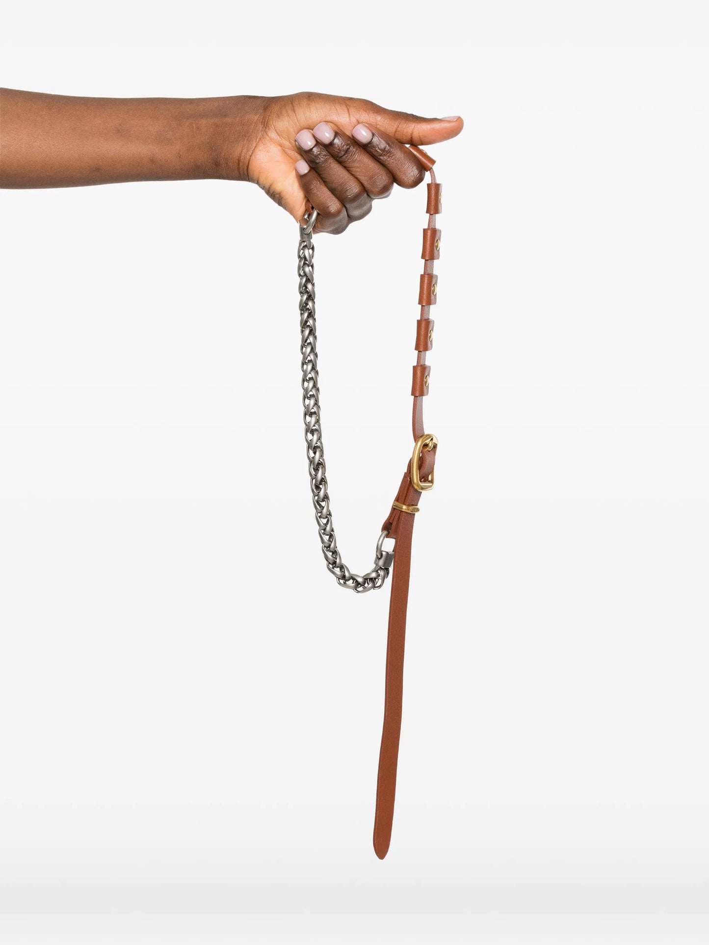 leather chain necklace