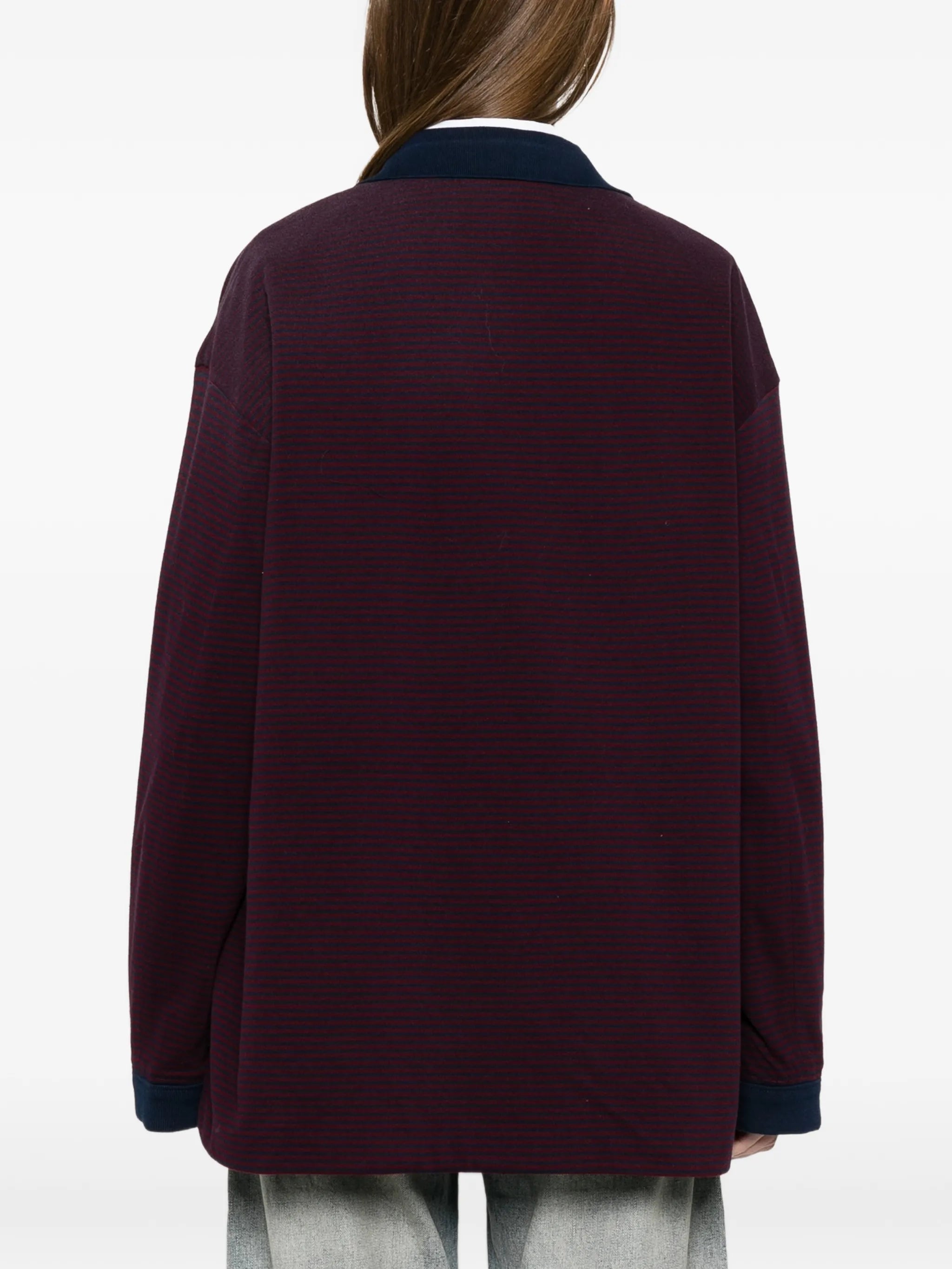 striped embroidered jacket