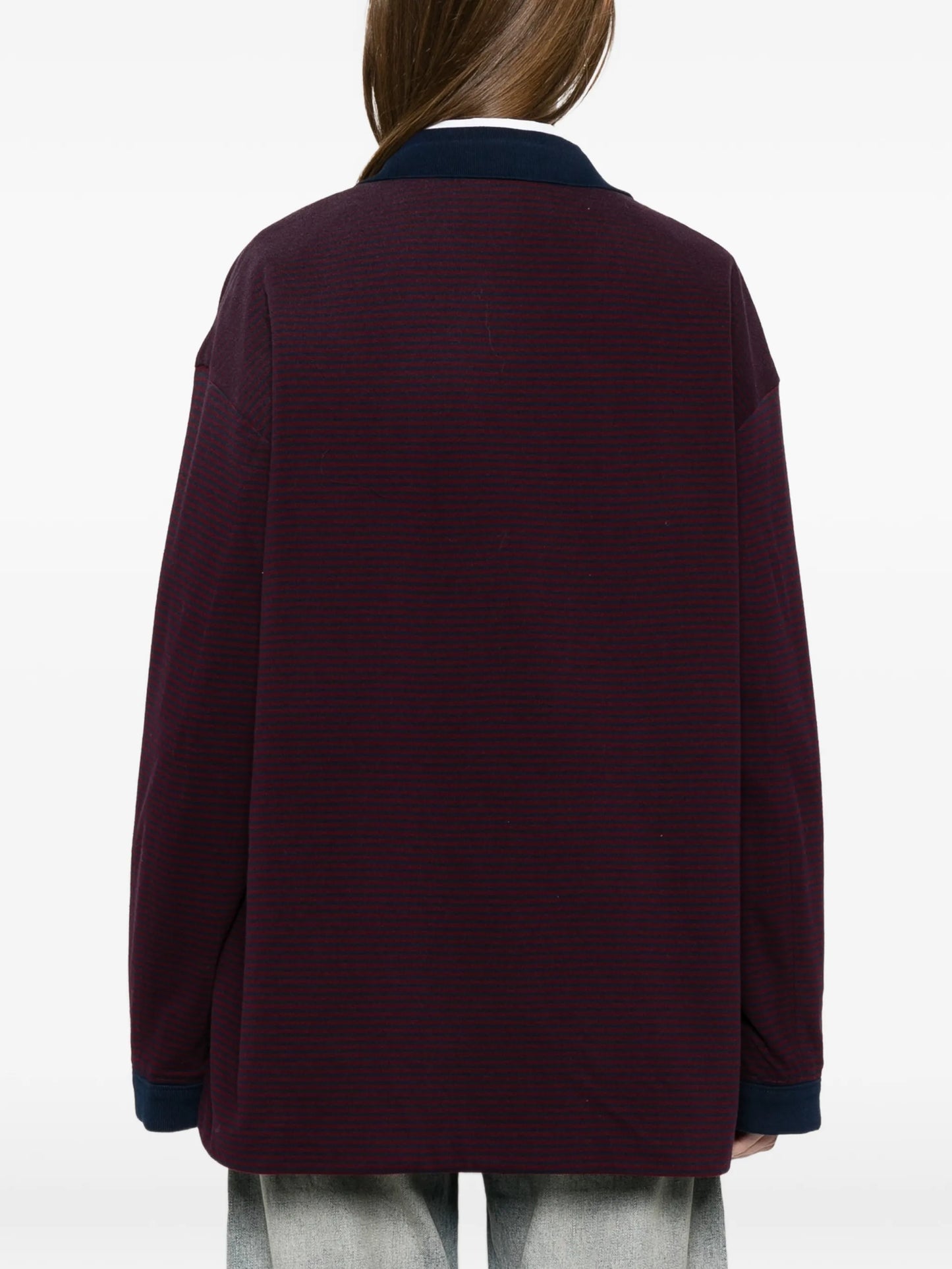 striped embroidered jacket