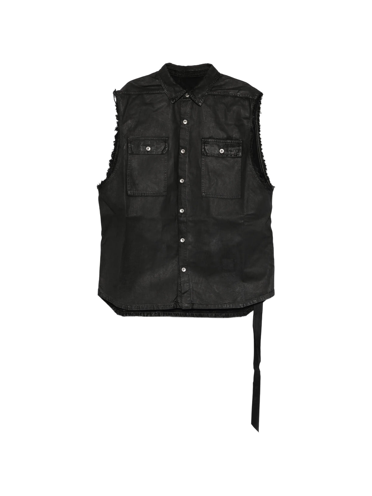 Temple SL Tommy Jumbo outershirt in black 80oz deep black denim