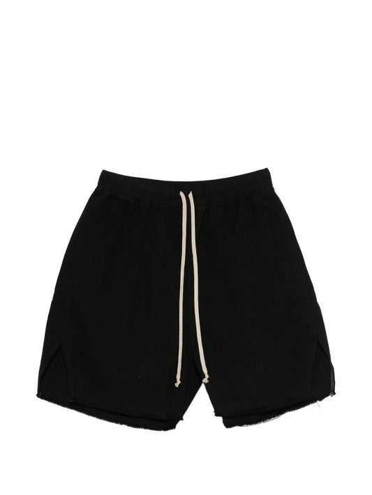 Temple long boxers butt zip in cotton canvas