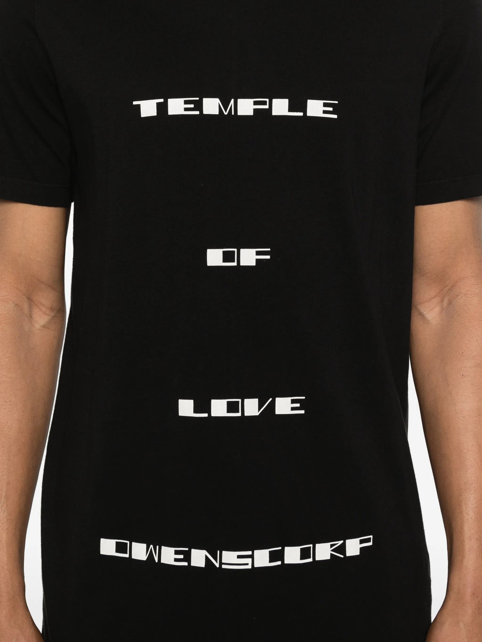 Temple Level T-shirt in medium weight cotton jersey
