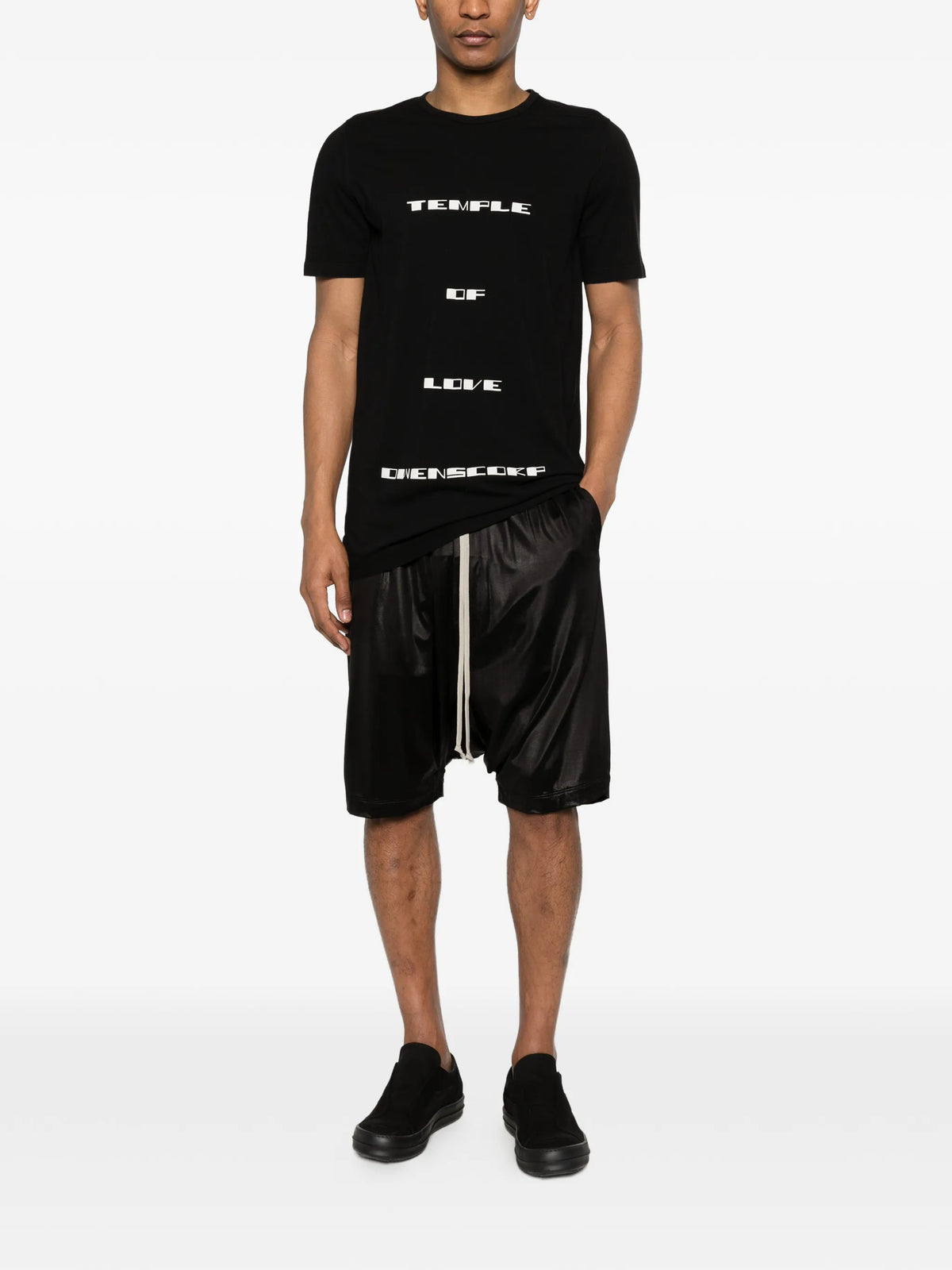 Temple Level T-shirt in medium weight cotton jersey