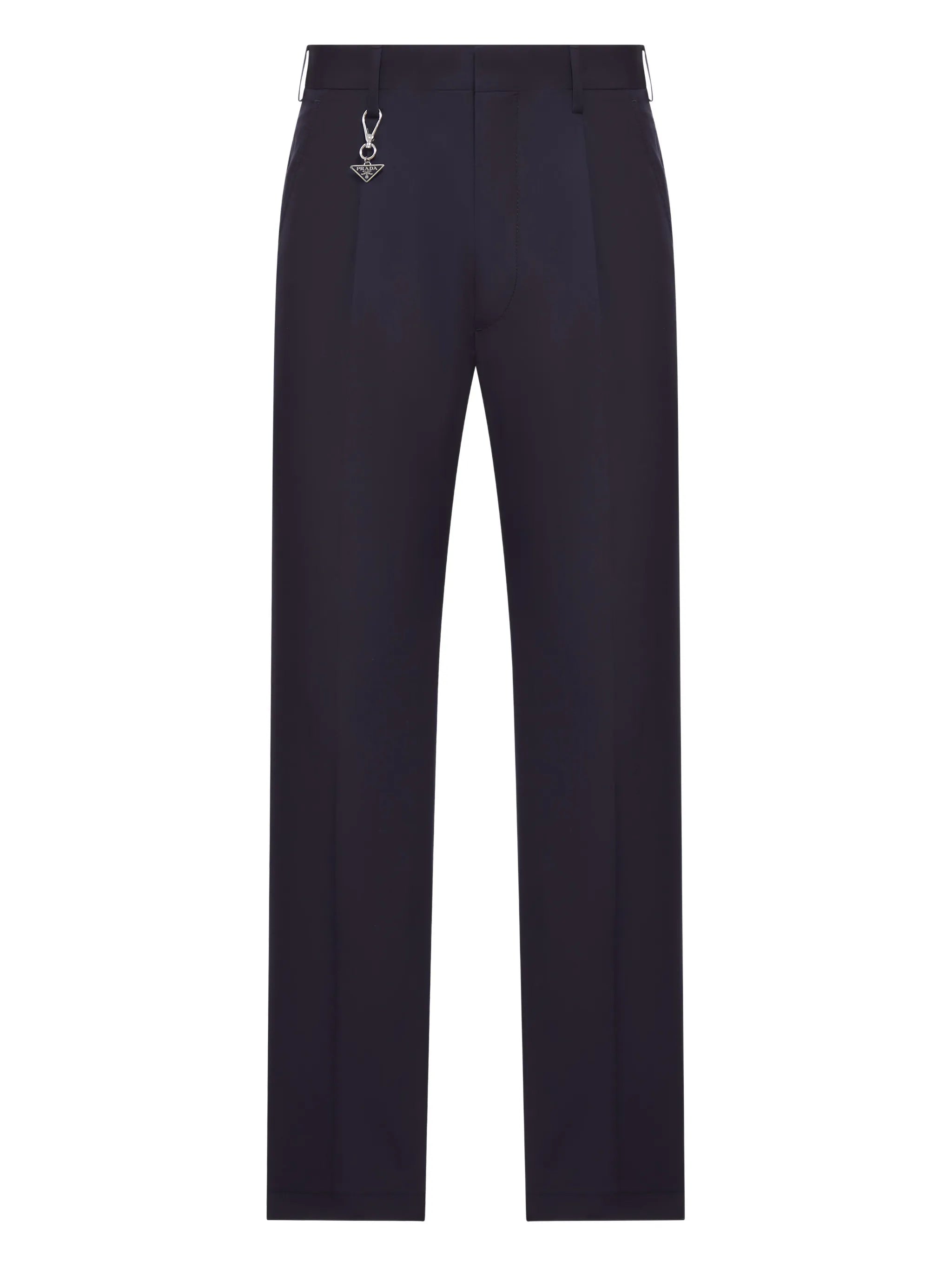 cotton trousers with key ring