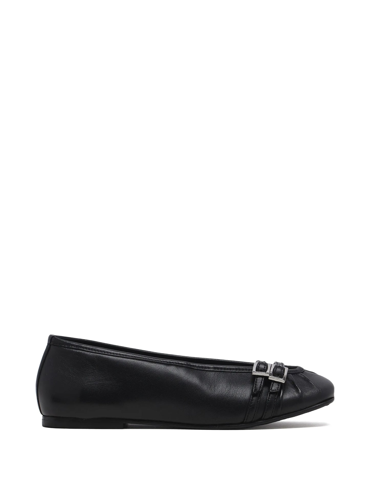buckle-detail ballet flats