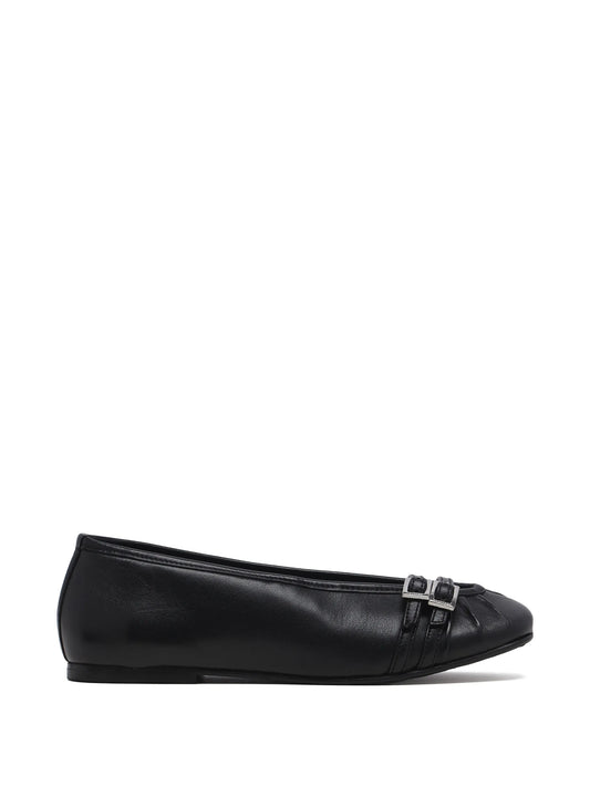 buckle-detail ballet flats