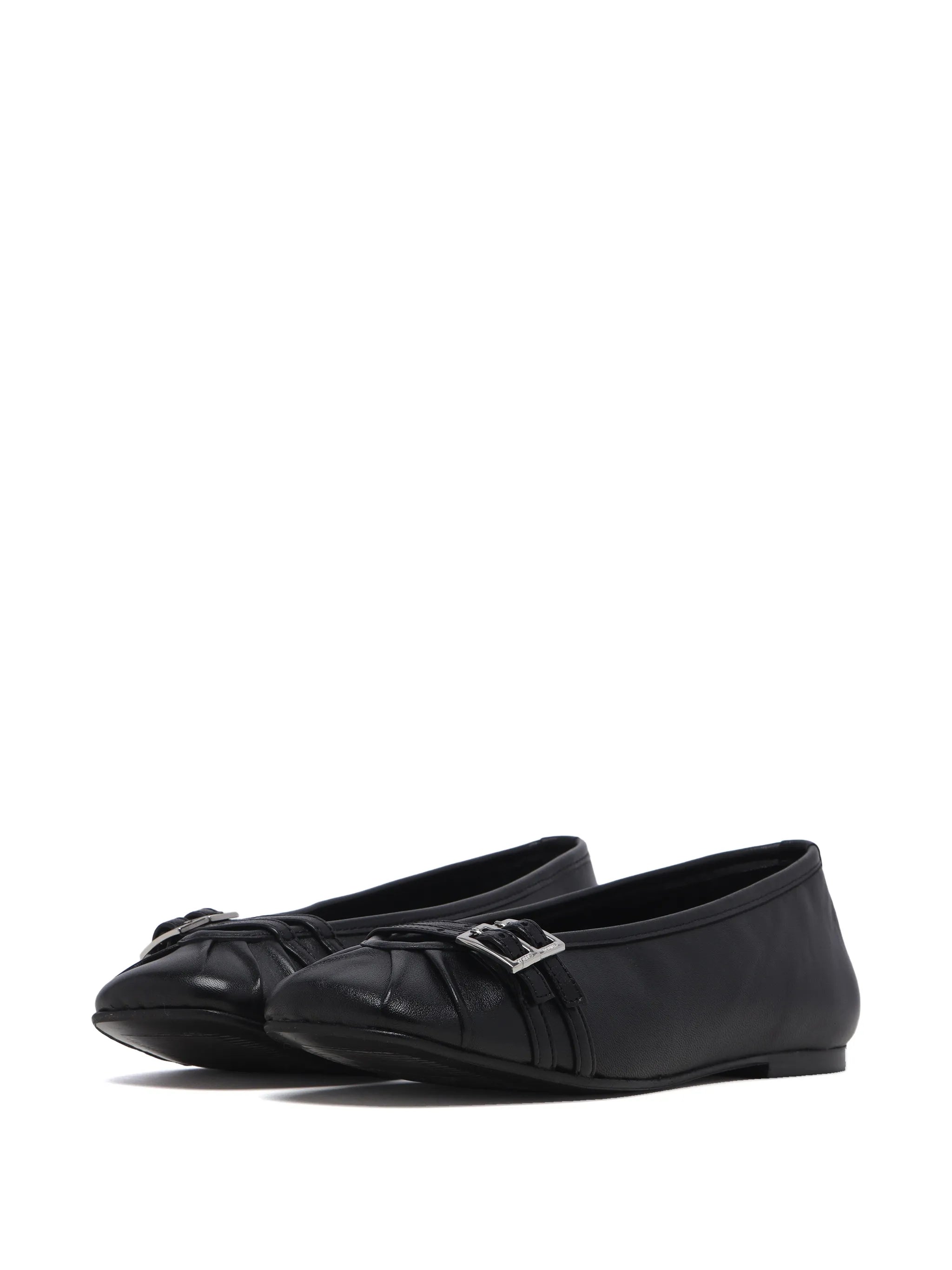 buckle-detail ballet flats