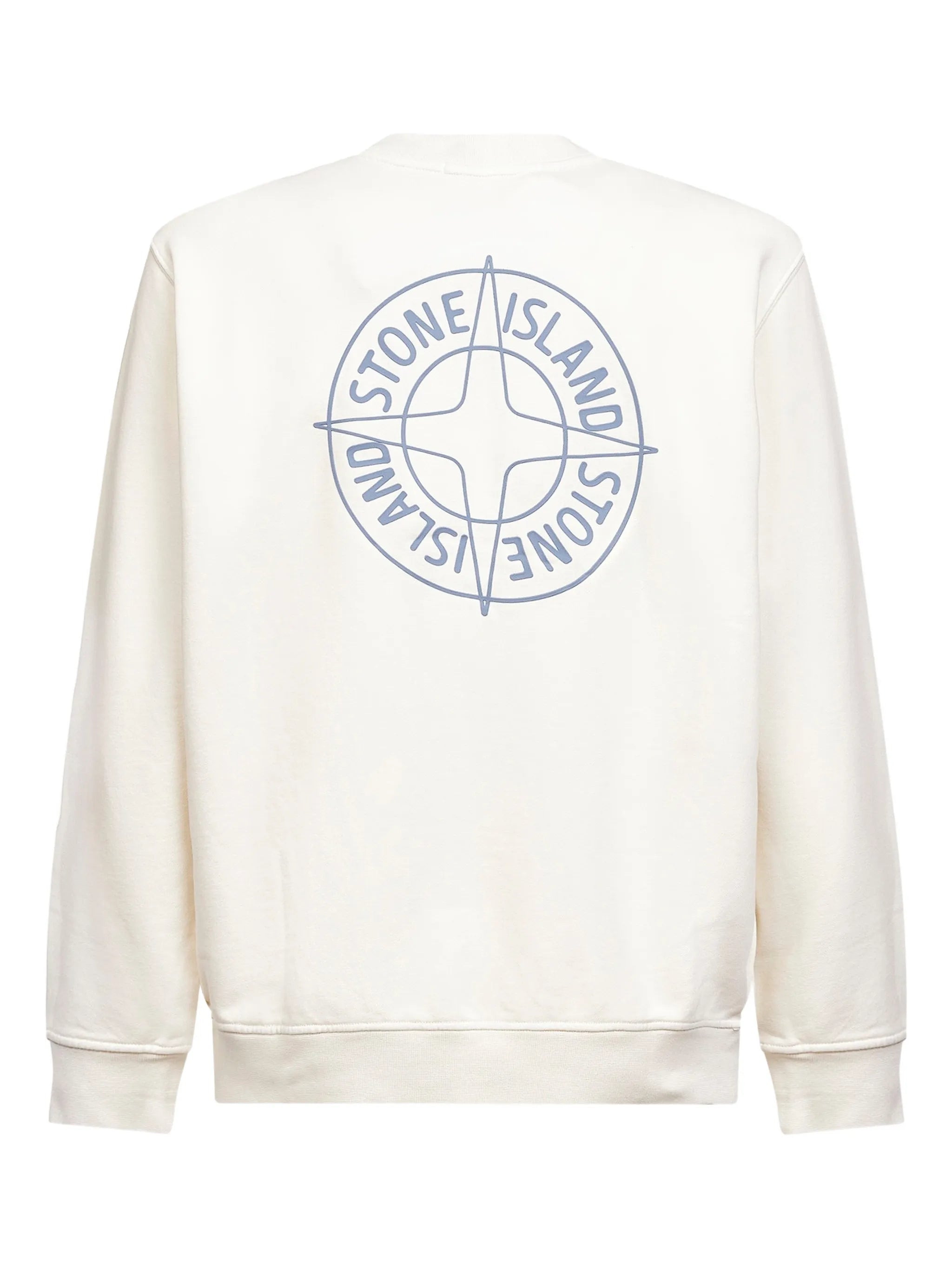 embossed logo sweatshirt