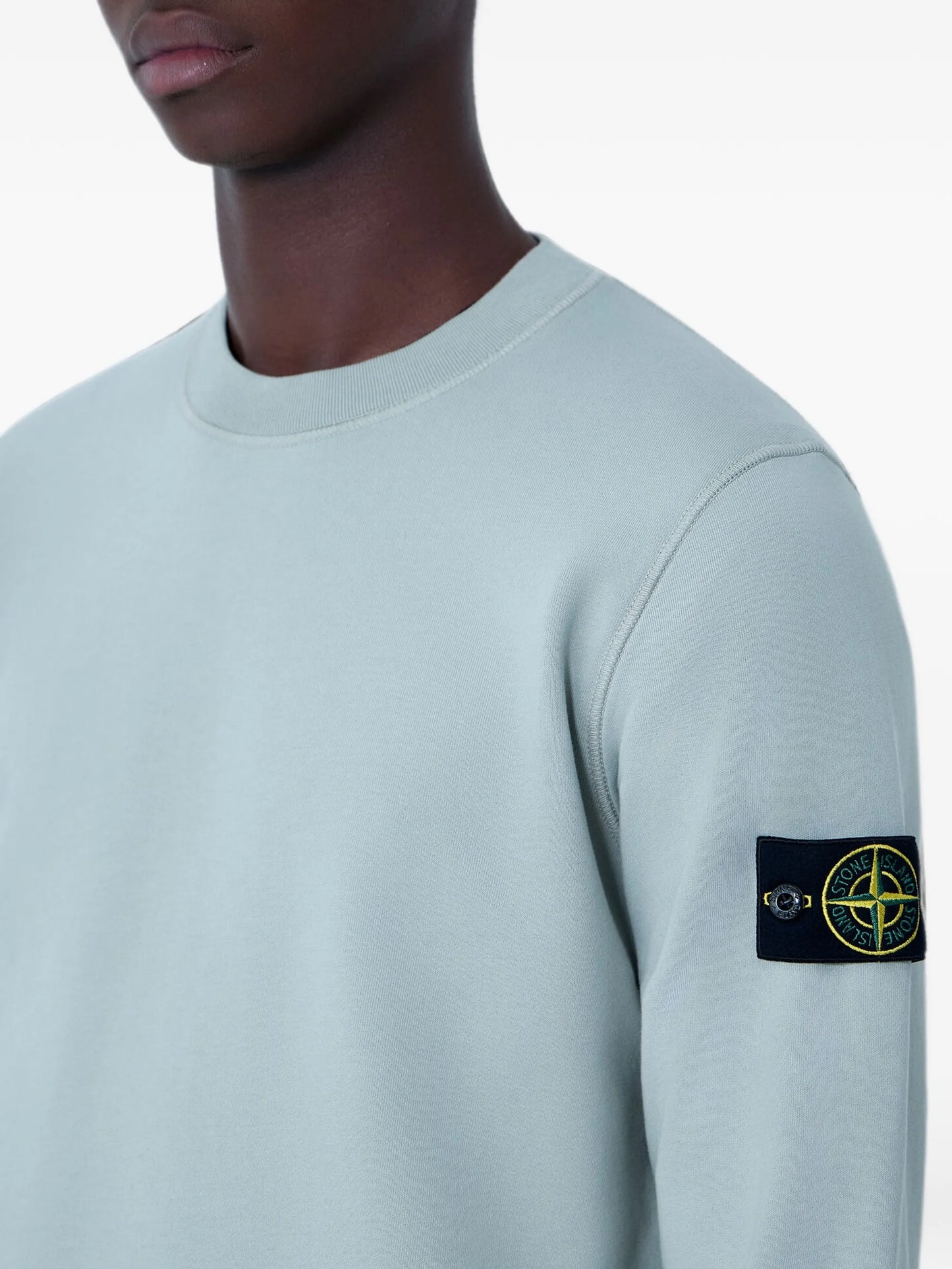cotton logo-patch sweater