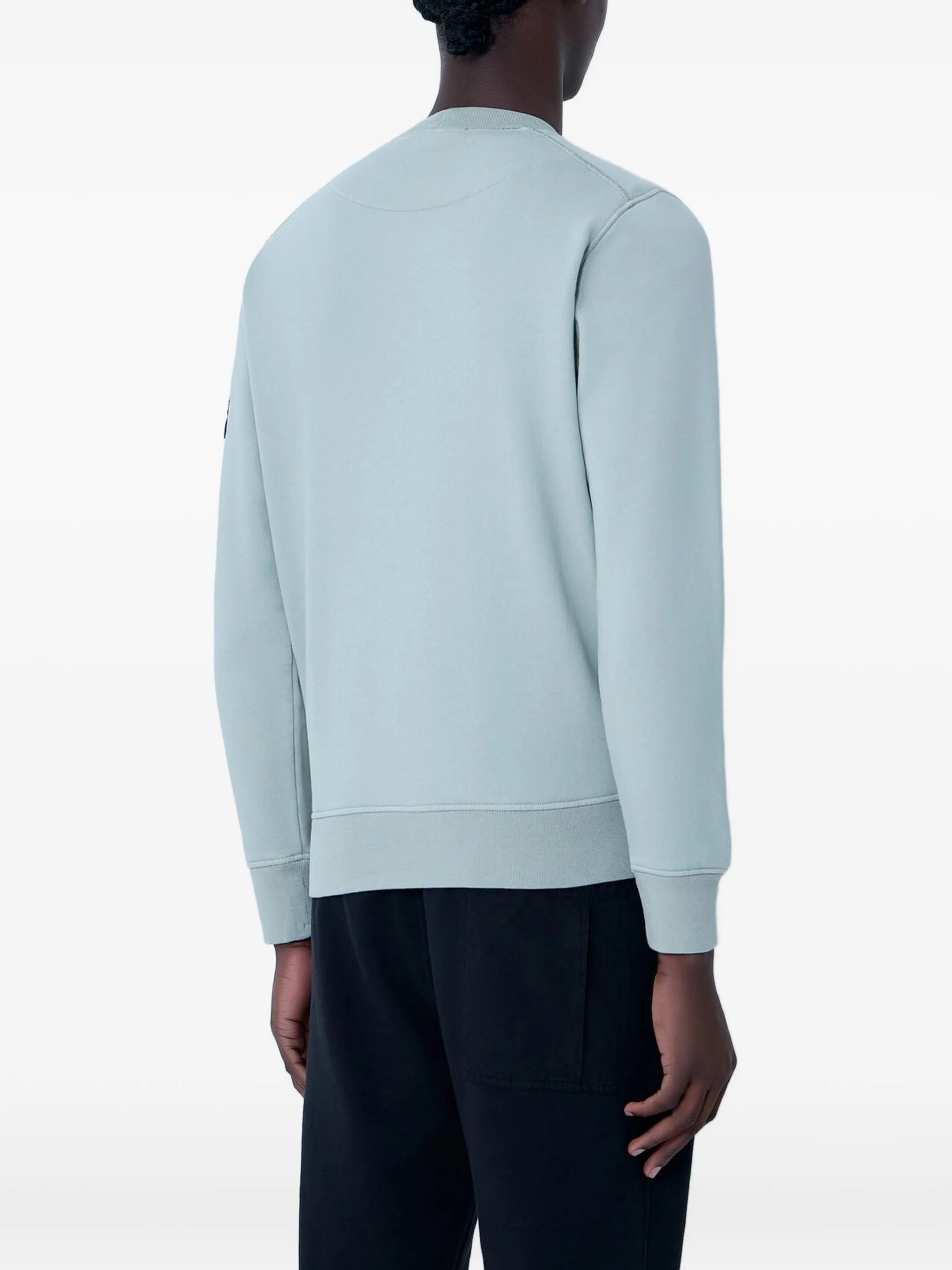 cotton logo-patch sweater