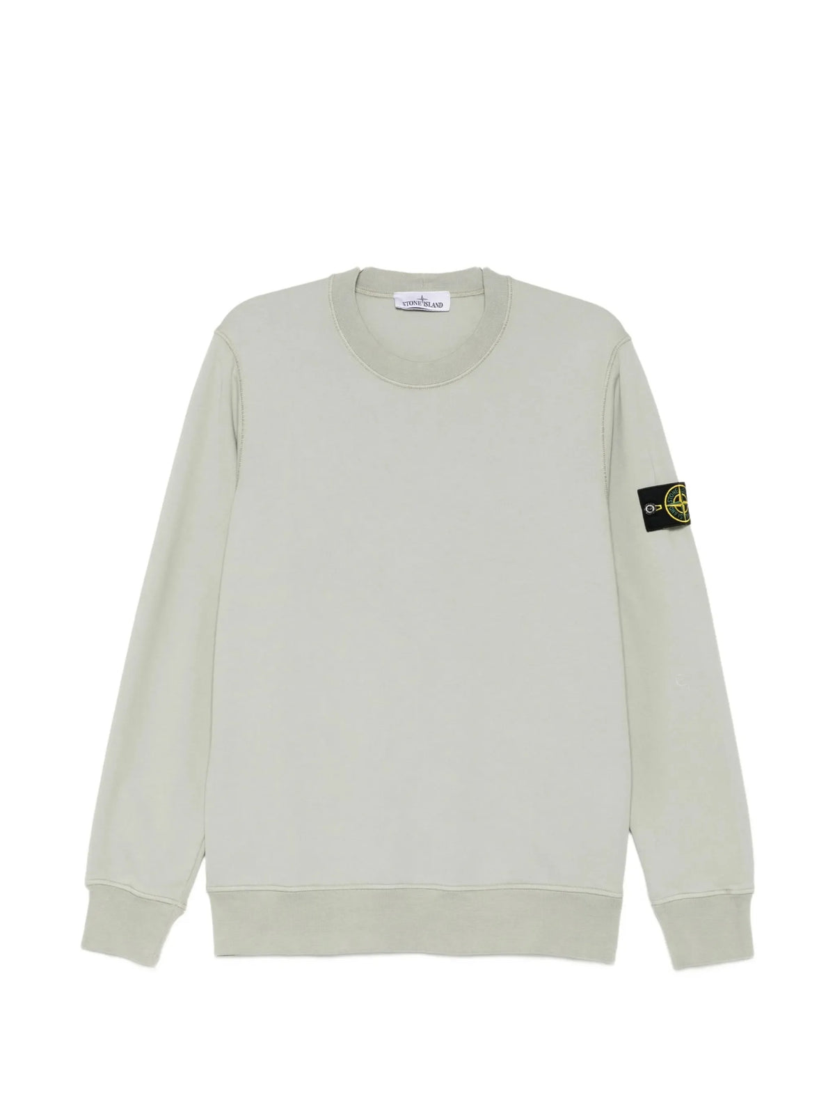 6100060 organic cotton fleece regular-fit crewneck sweatshirt with raglan sleeves