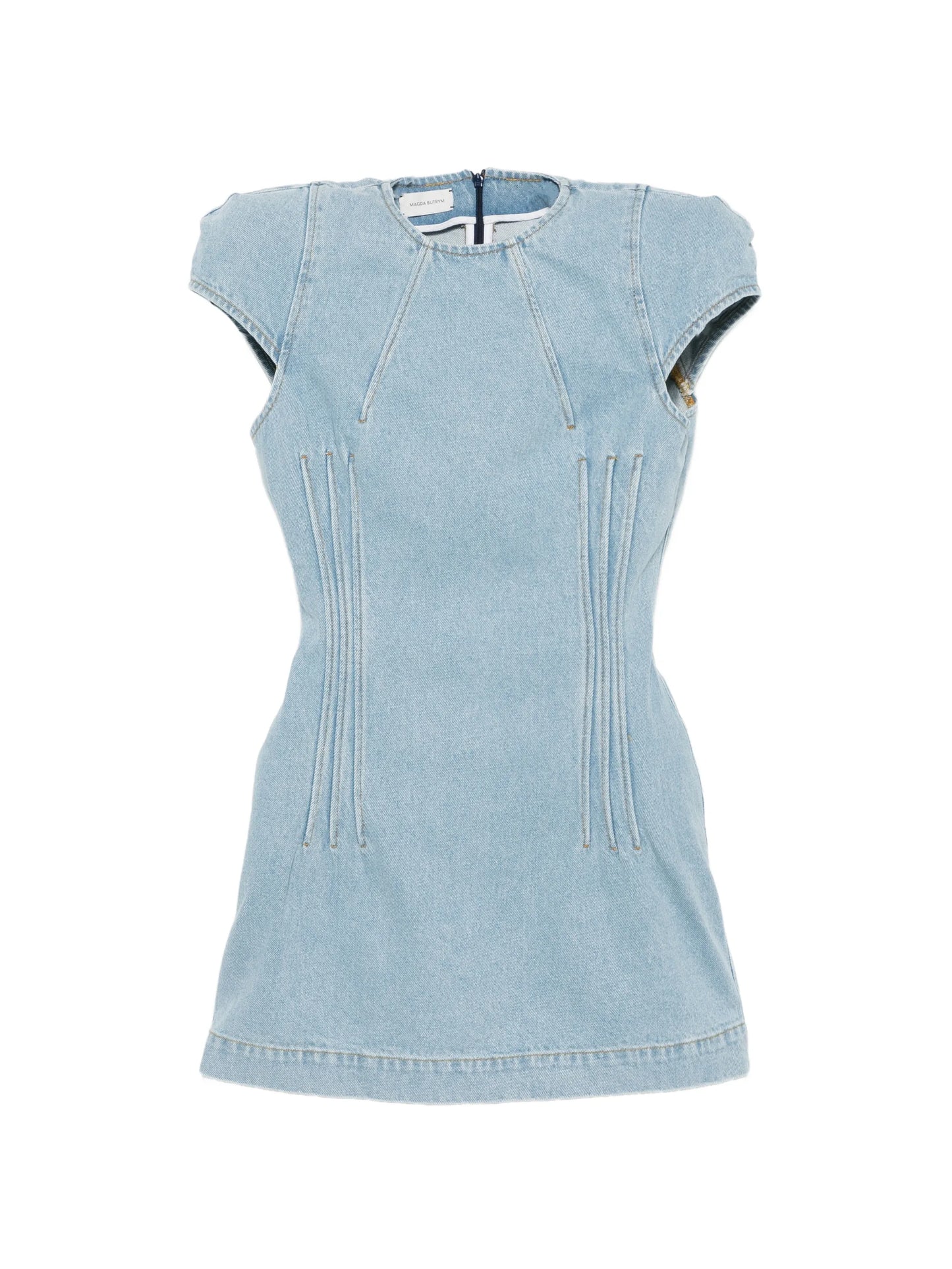 panelled mini dress