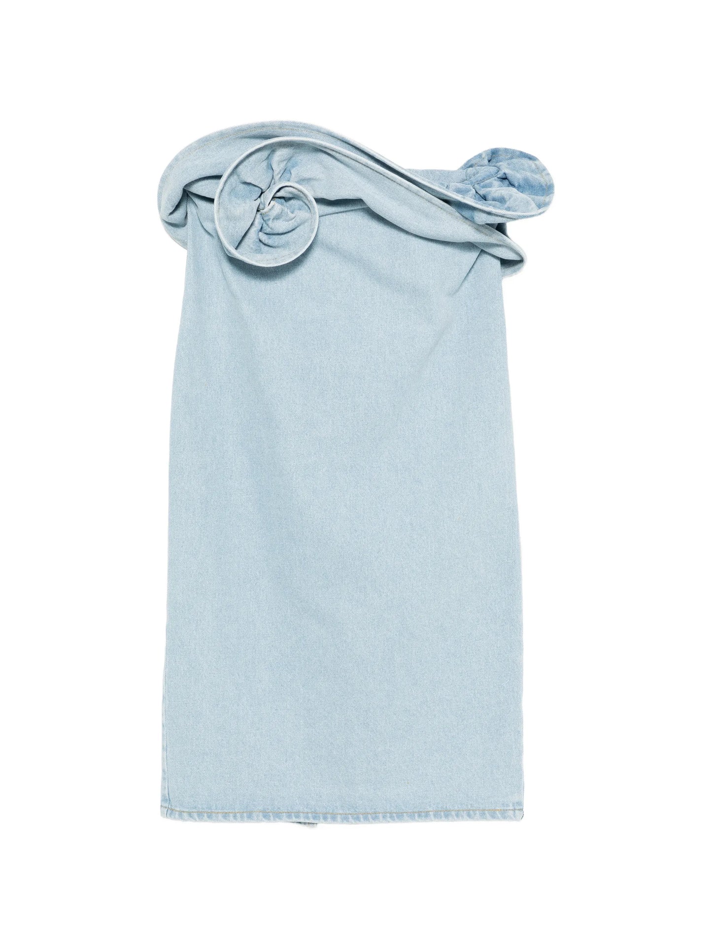 rose-detail midi skirt