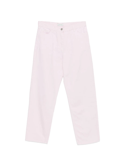 button denim trousers