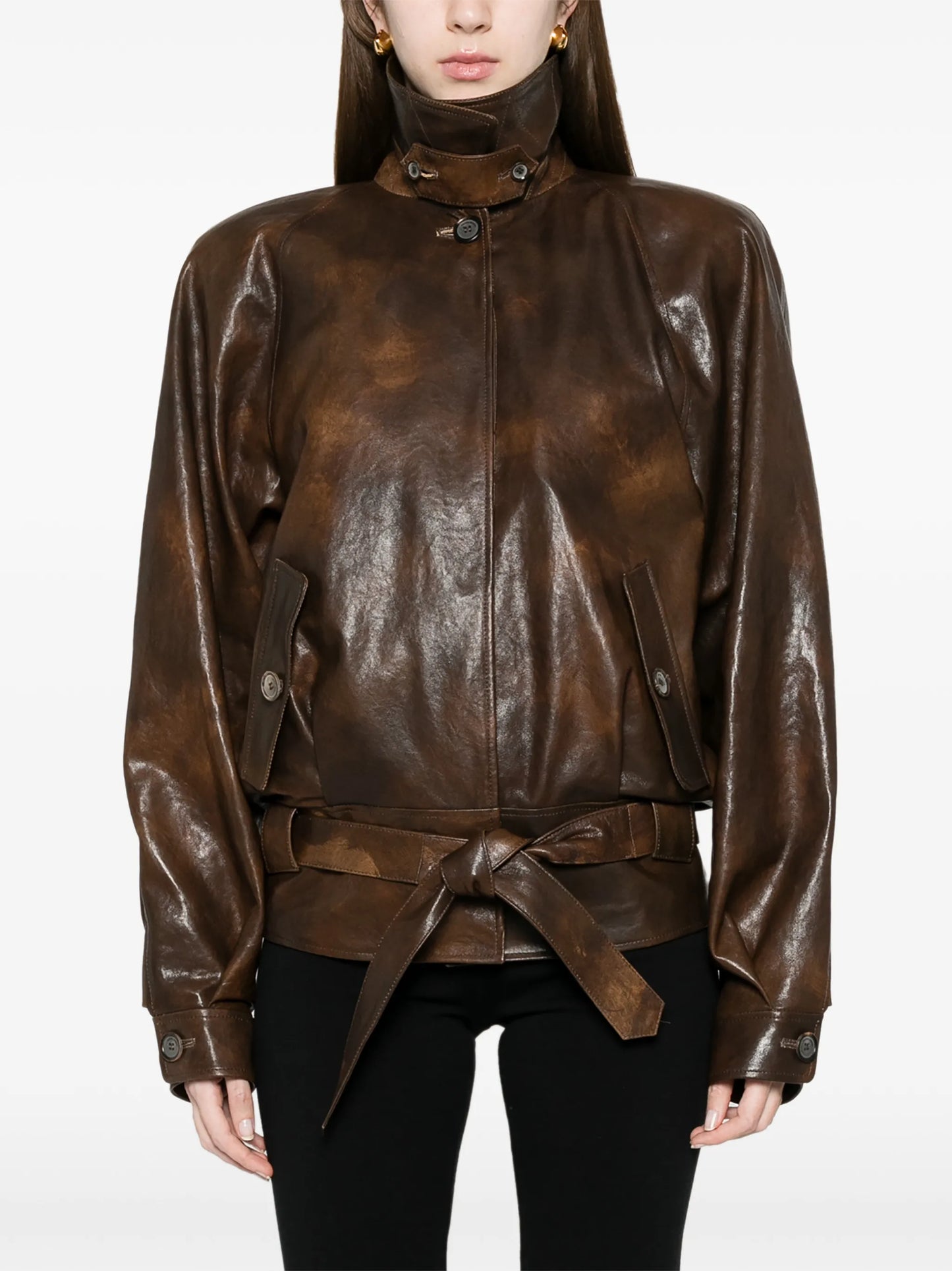 belted jacket