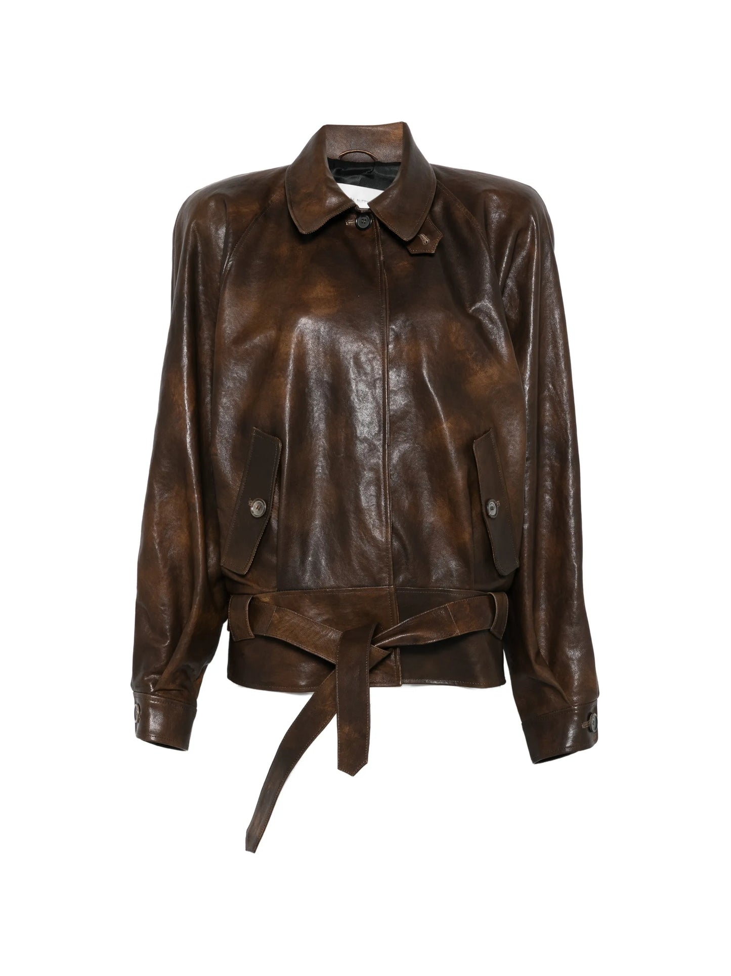 belted jacket