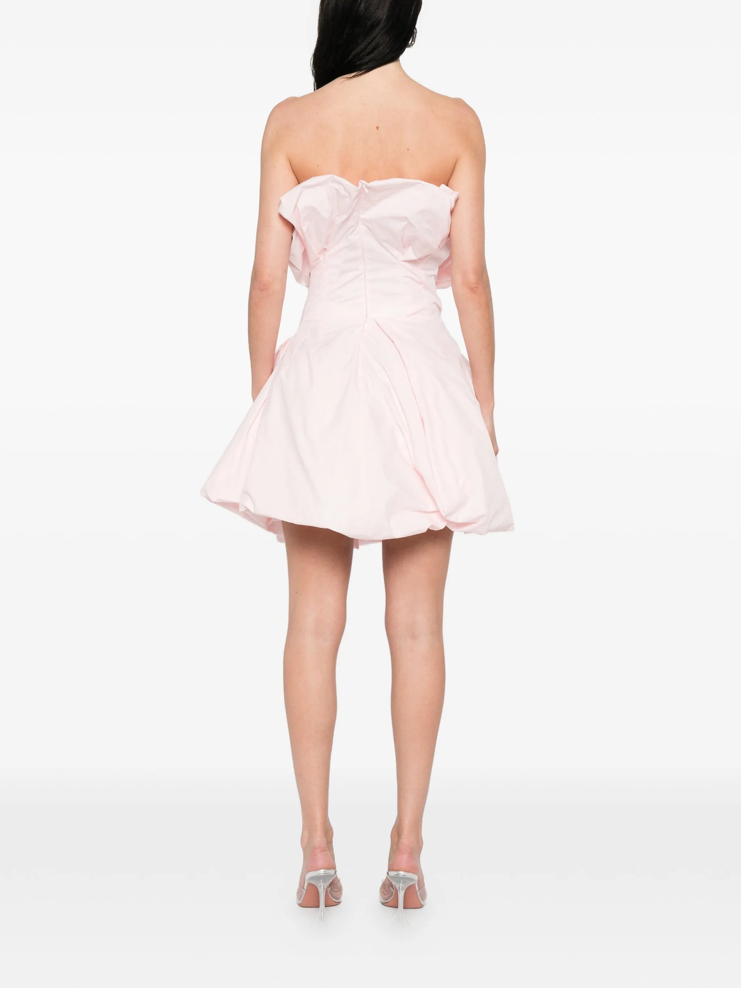 bubble-hem mini dress