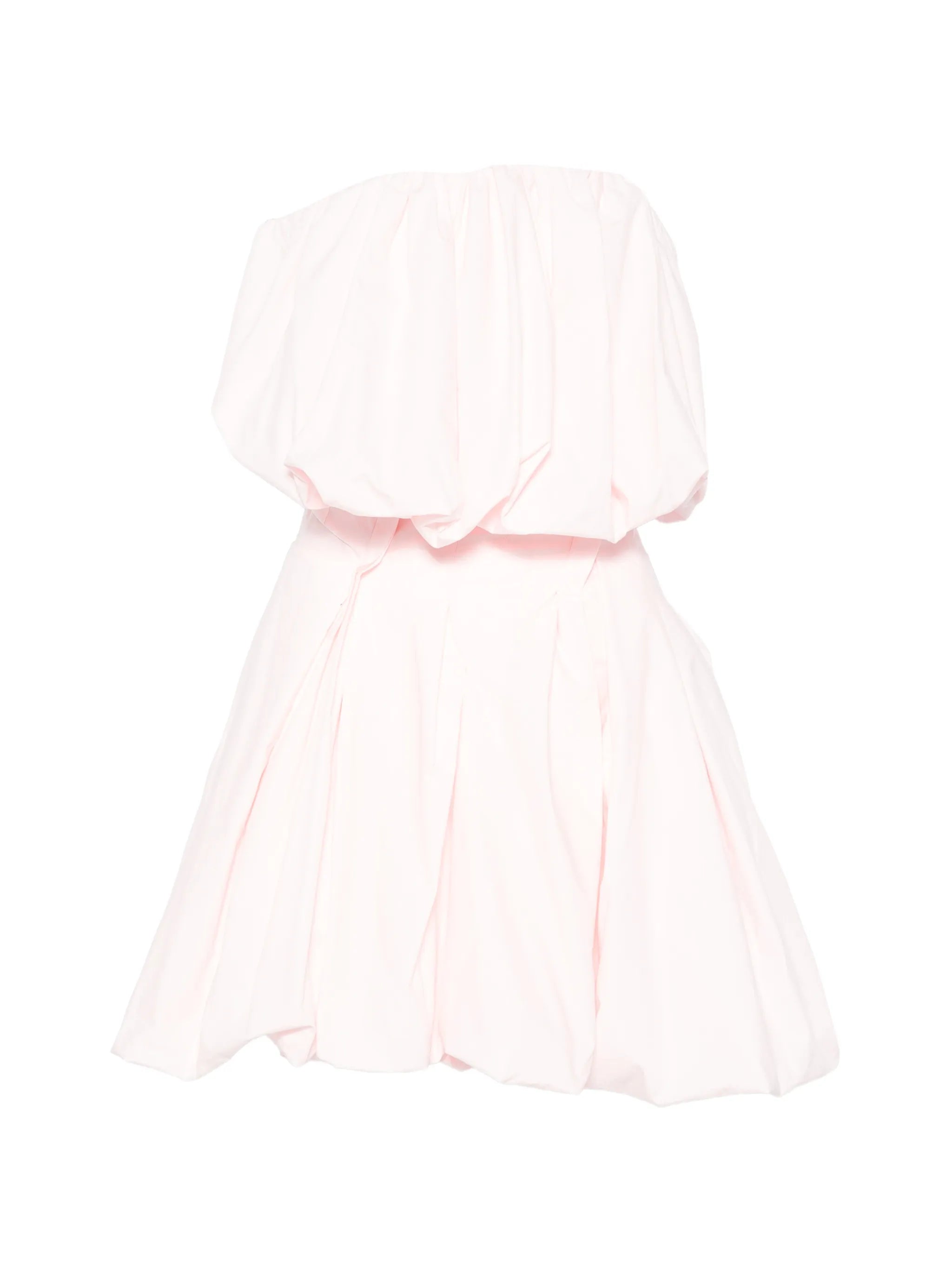 bubble-hem mini dress