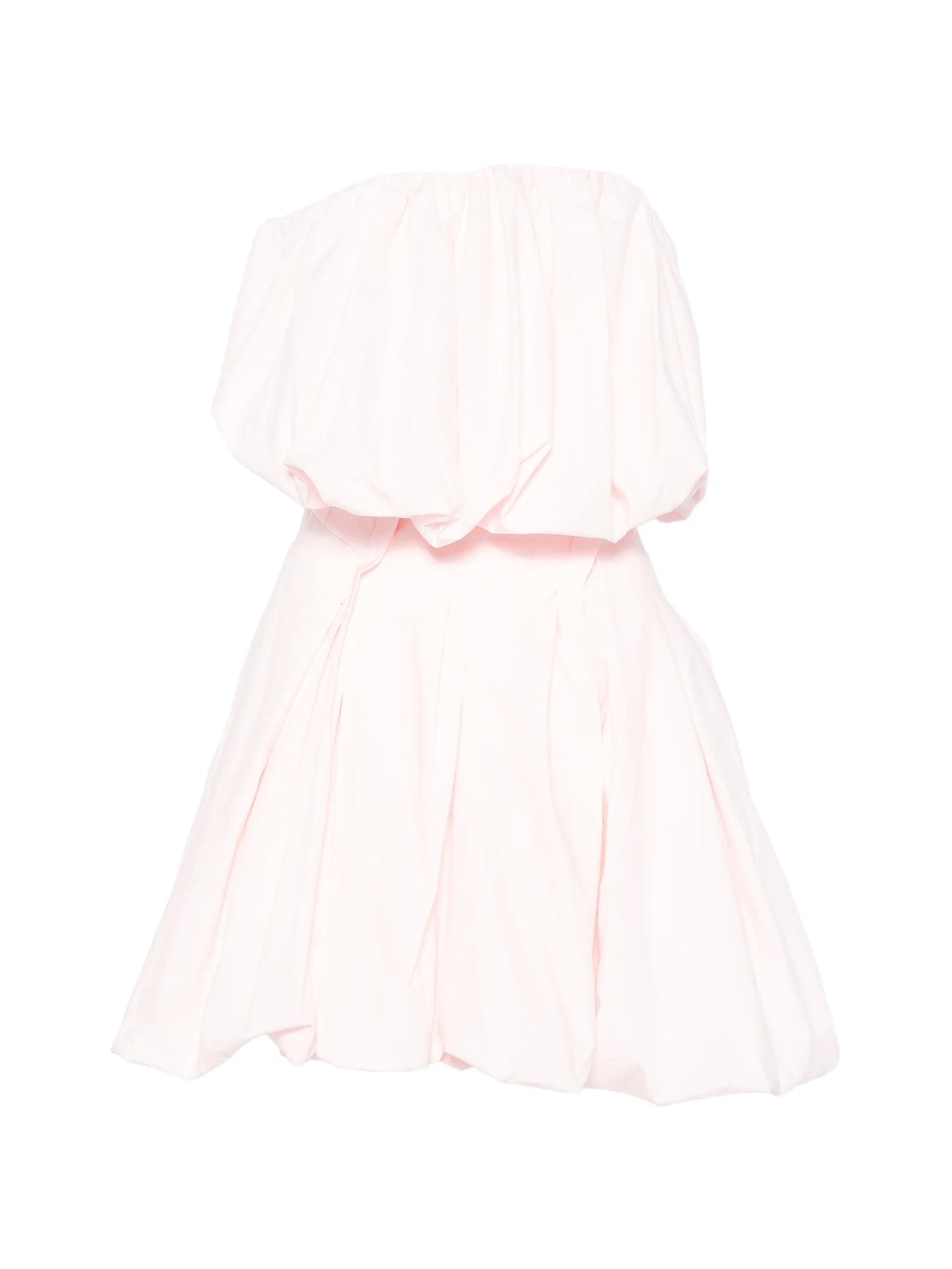 bubble-hem mini dress