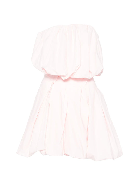 bubble-hem mini dress
