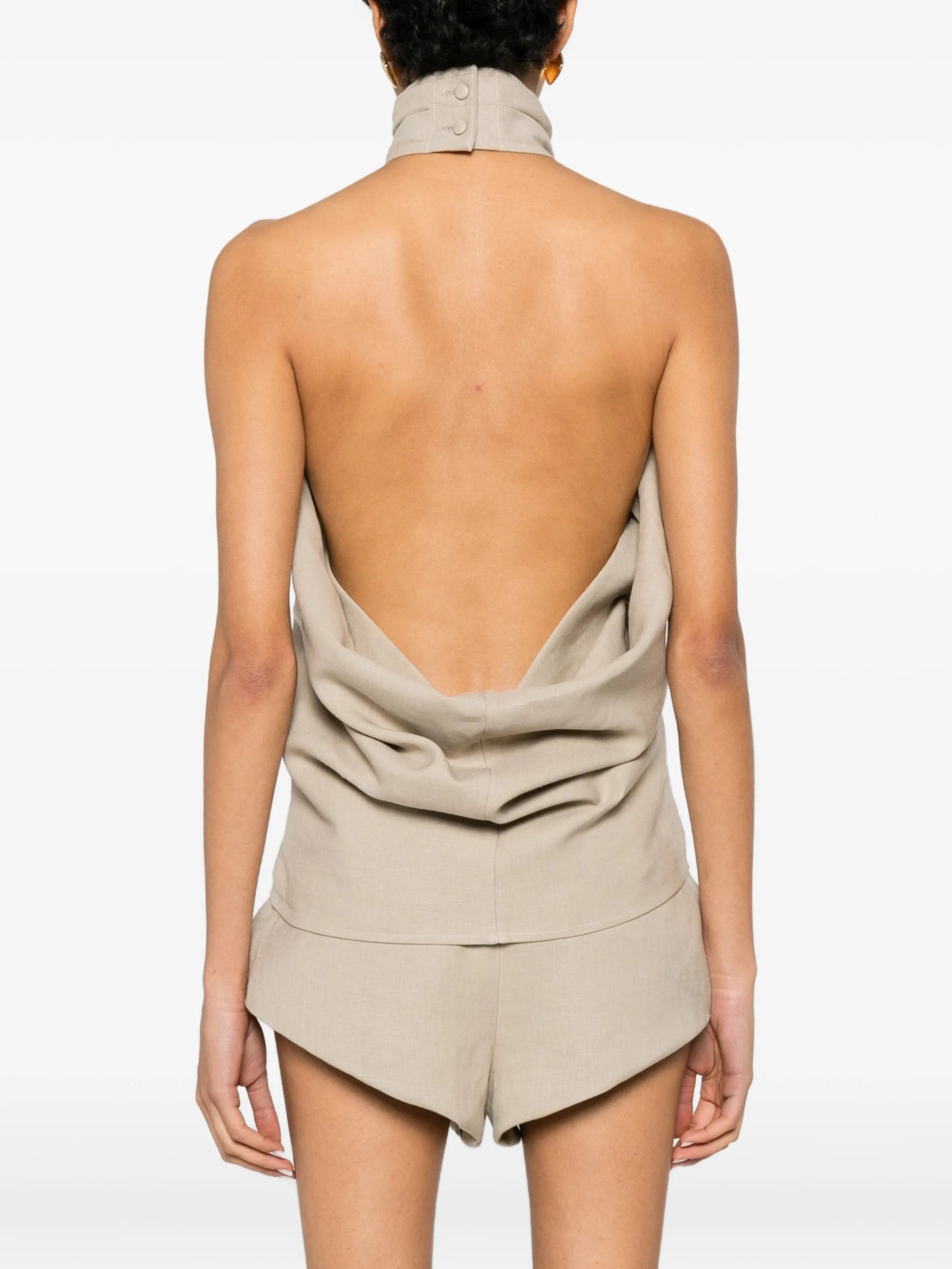 halterneck blouse