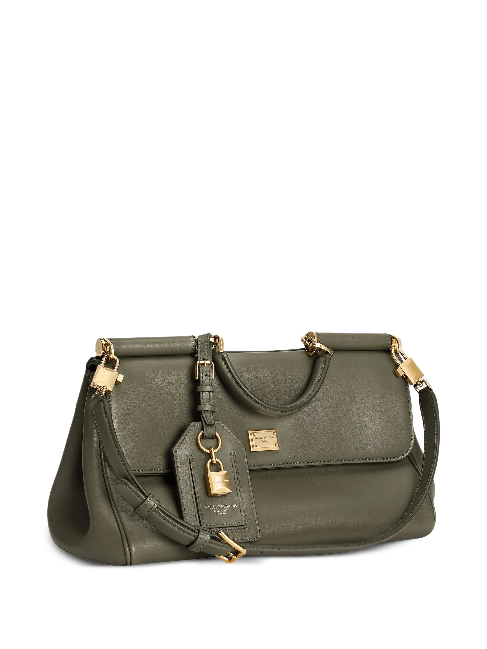 medium My Sicily handbag in plongé calfskin