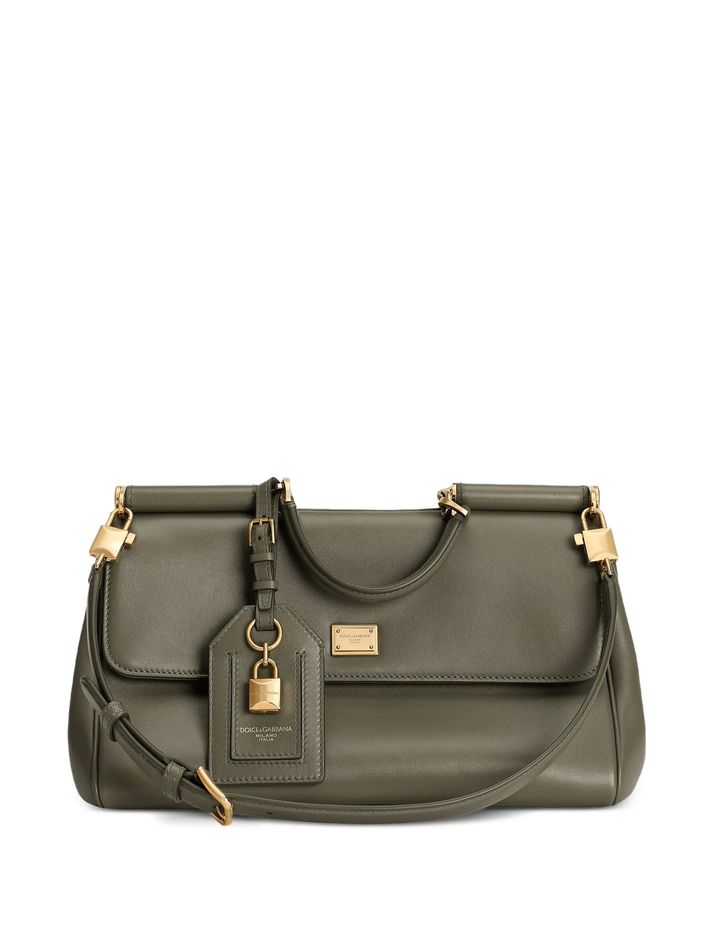 medium My Sicily handbag in plongé calfskin