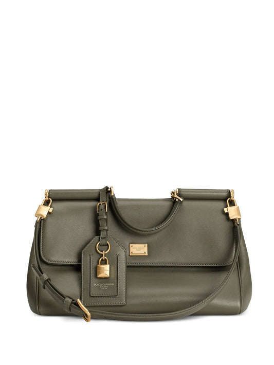 medium My Sicily handbag in plongé calfskin