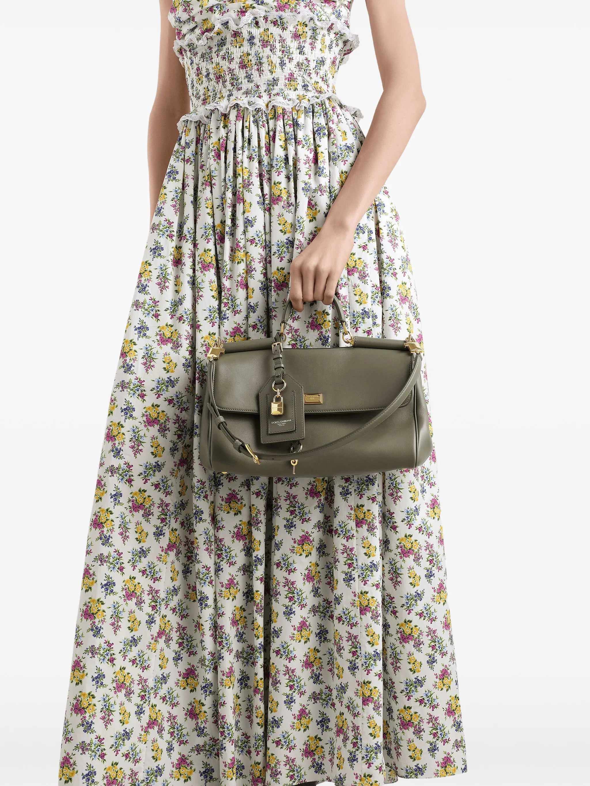 medium My Sicily handbag in plongé calfskin