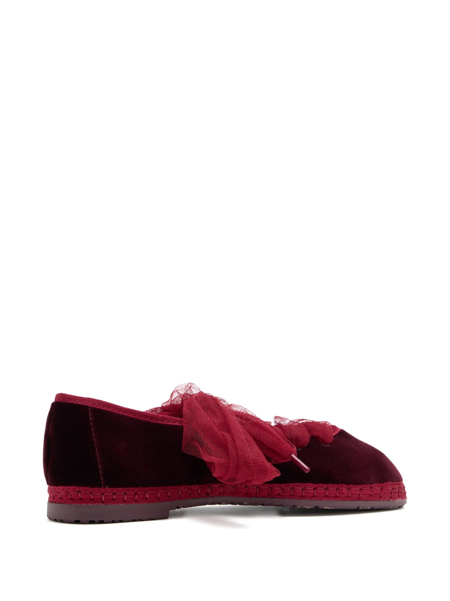 Ginevra tulle bow espadrilles