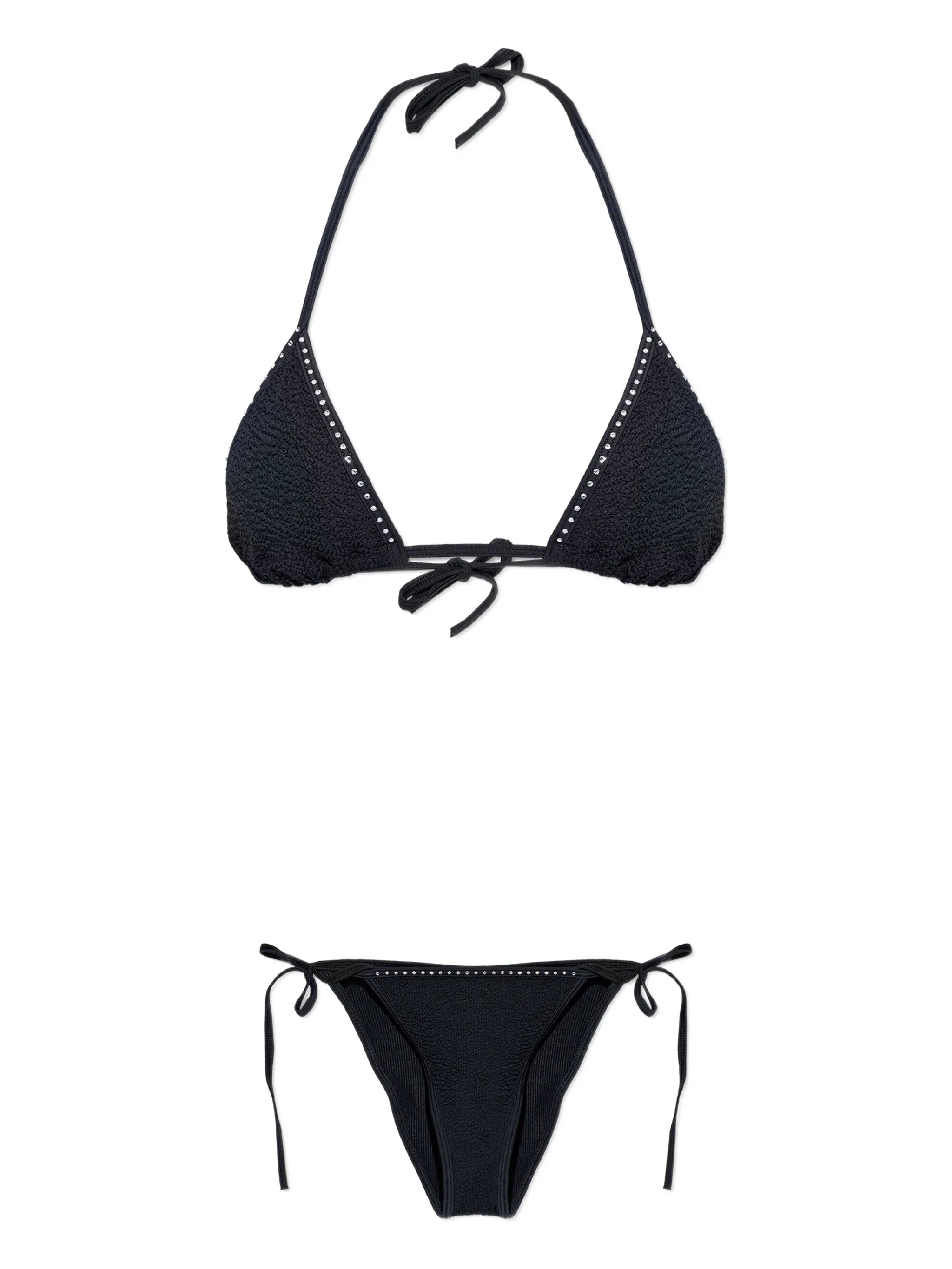 Gina Swarovski® crinkle bikini