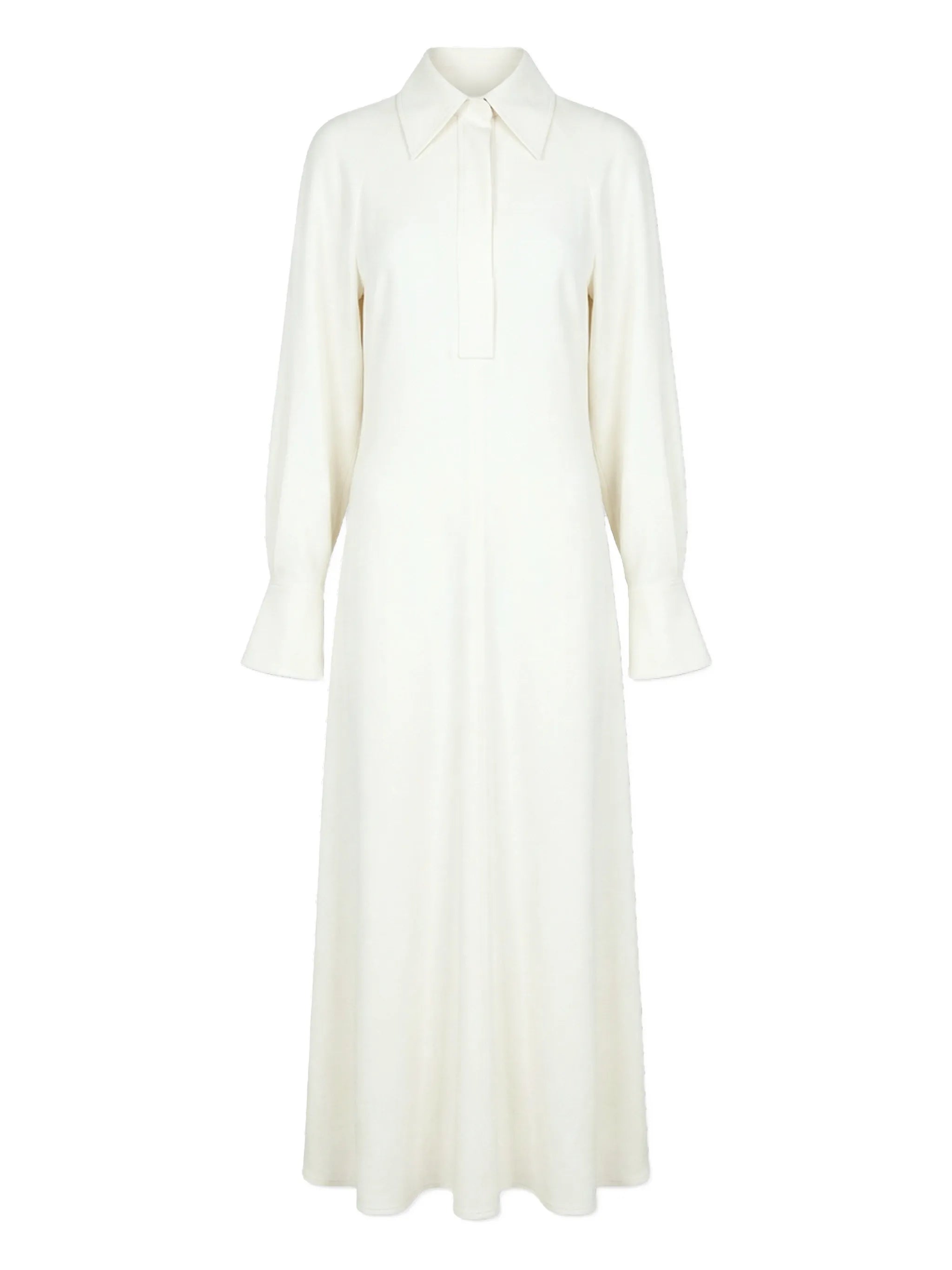 collared midi dress