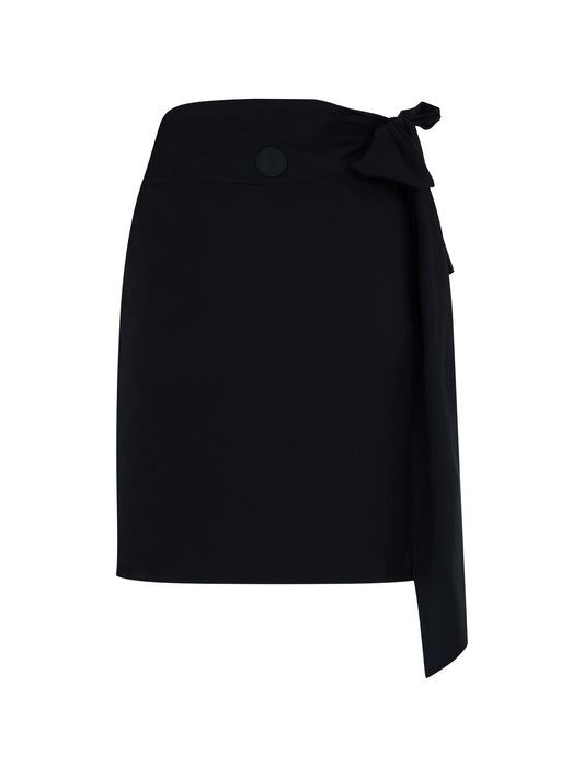 crystal-embellished sarong skirt