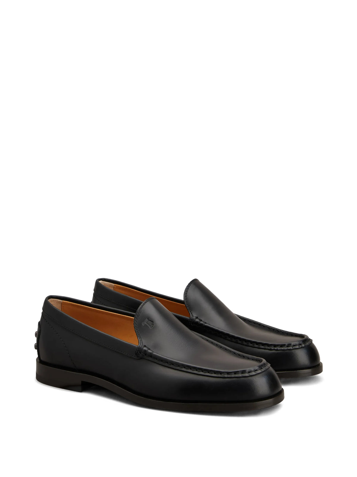 metal-studded loafers