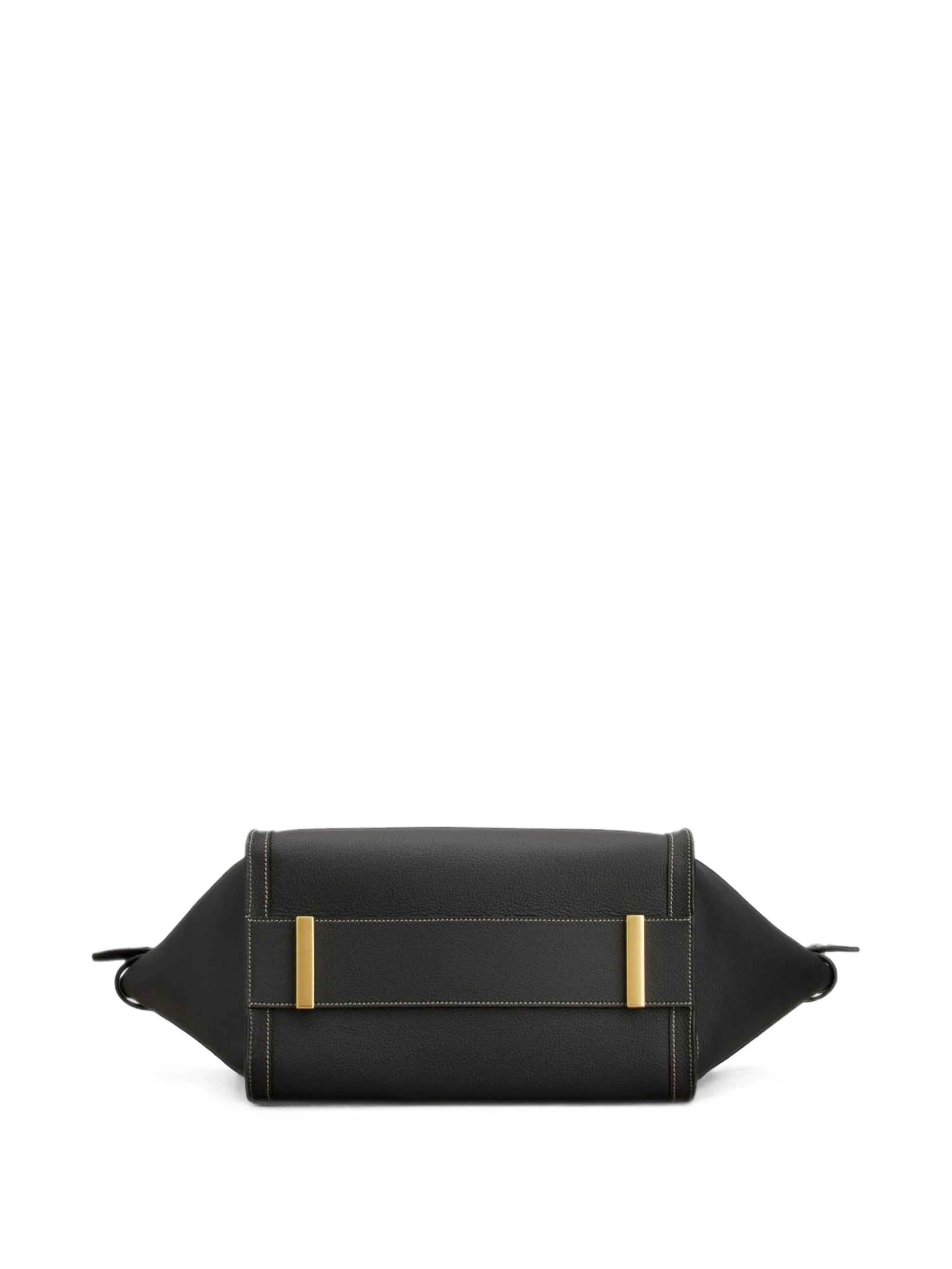 T Signature shopping bag in leather medium