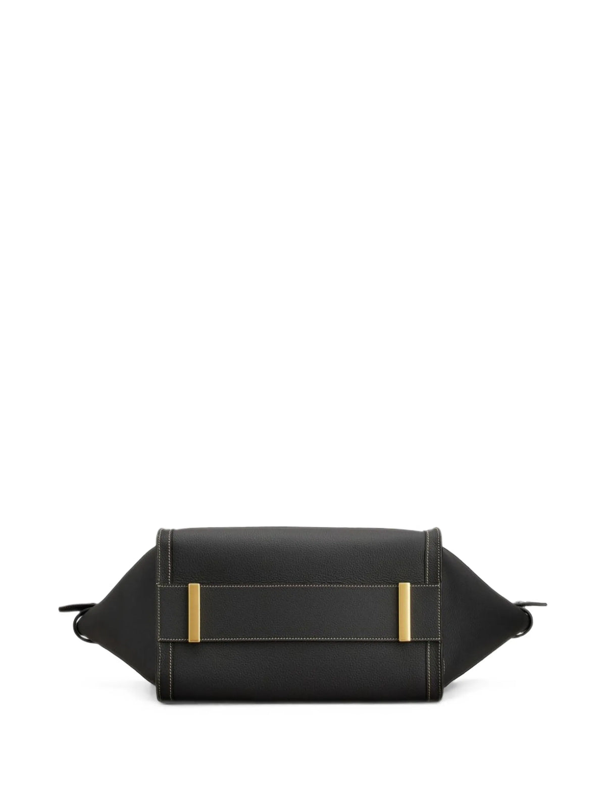 T Signature shopping bag in leather medium