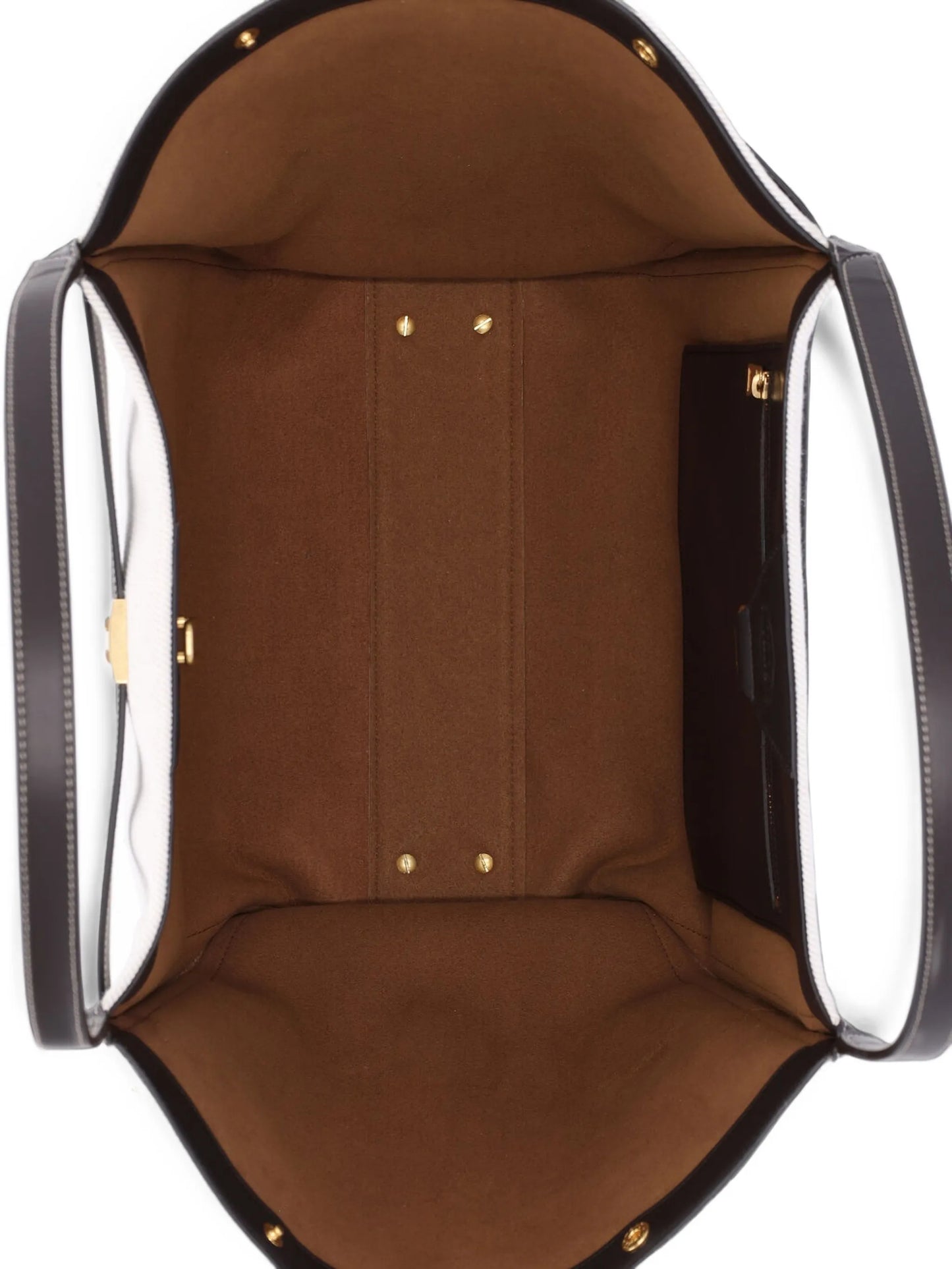 T-Signature shopping bag in canvas and leather medium