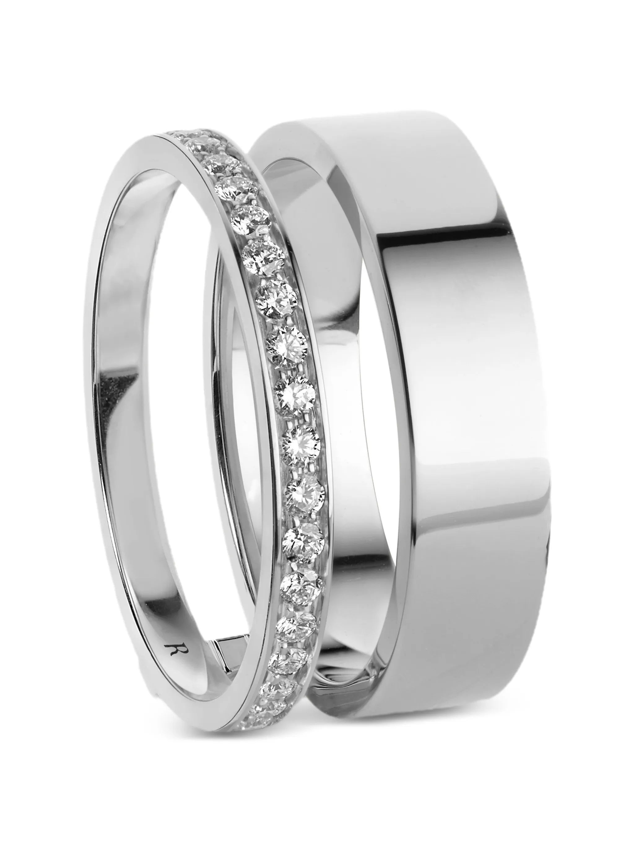 Berbere diamond double ring