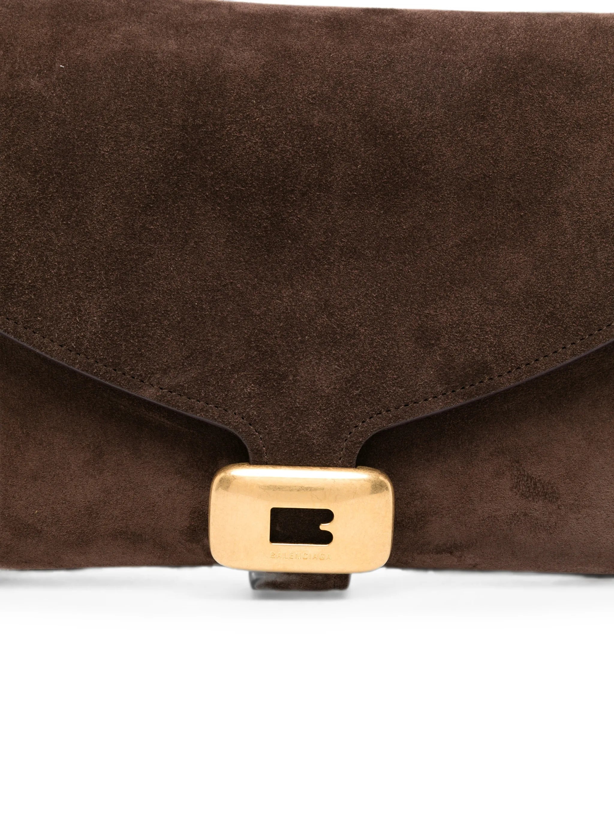 medium Clicca suede shoulder bag