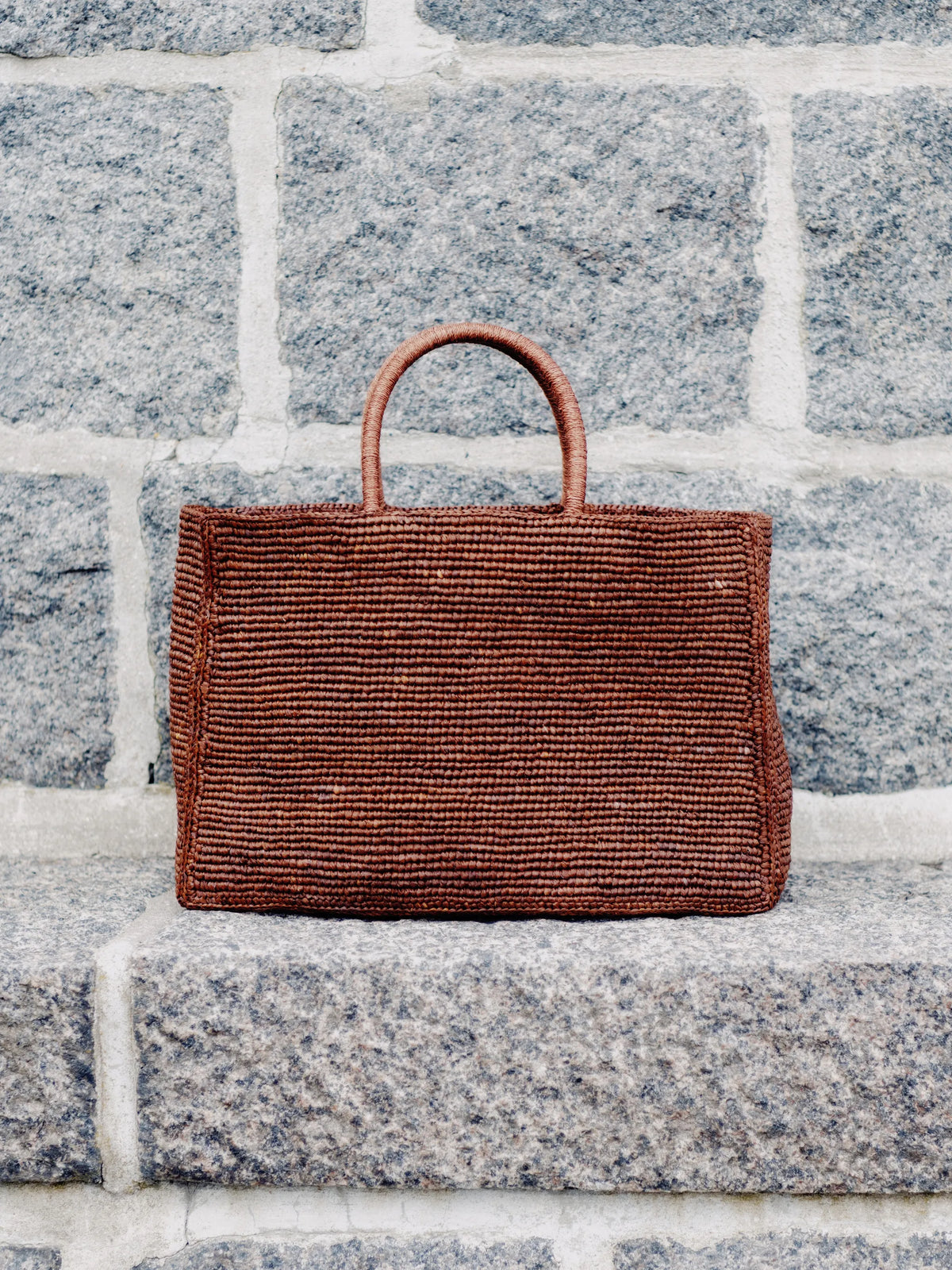 the Charlotte raffia bag large