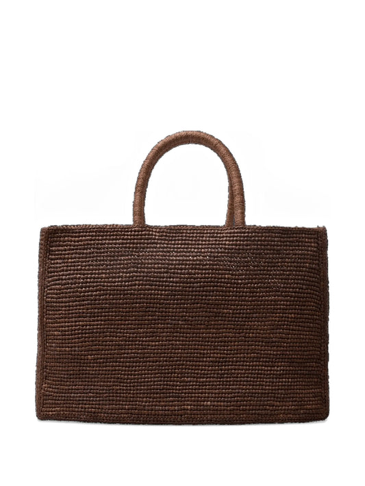 the Charlotte raffia bag large