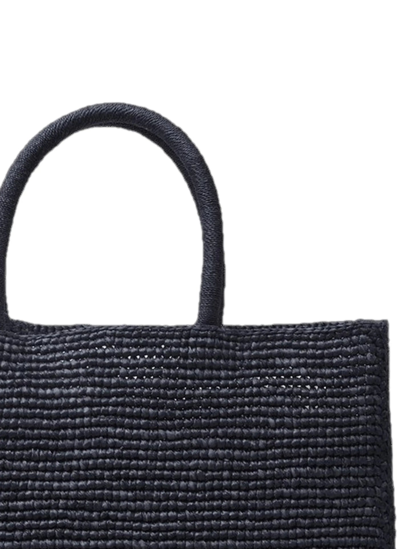 small The Charlotte raffia tote bag