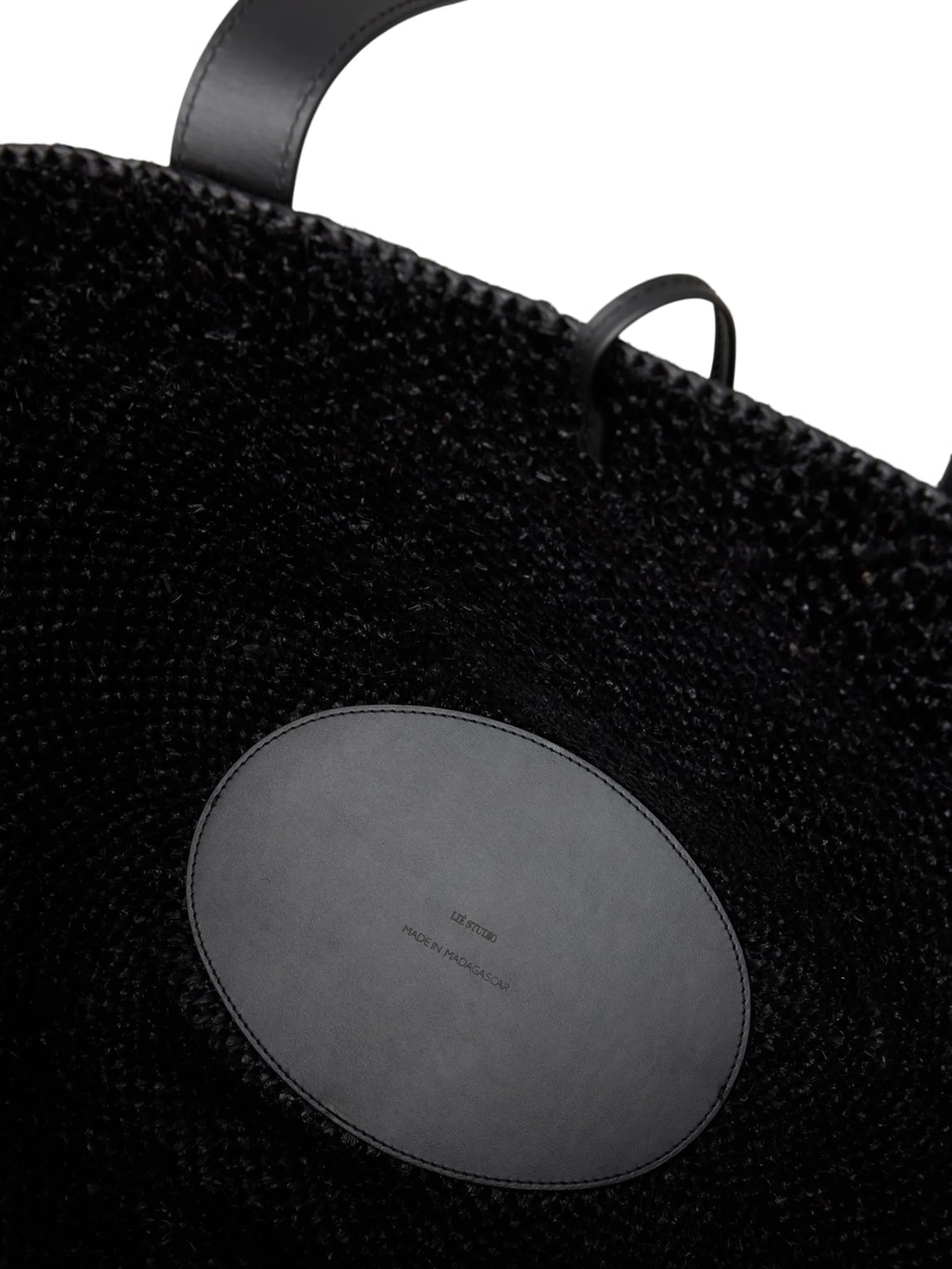 small The Bianca raffia tote bag