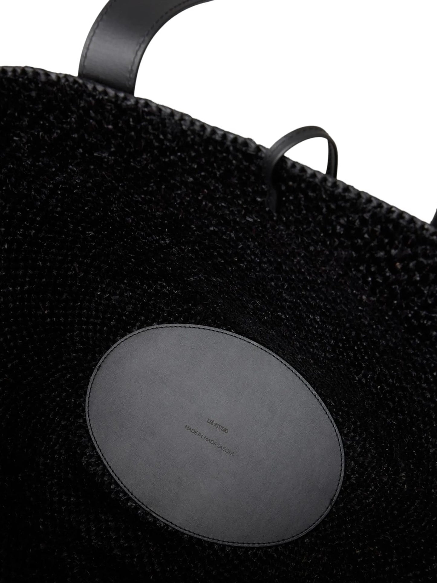small The Bianca raffia tote bag