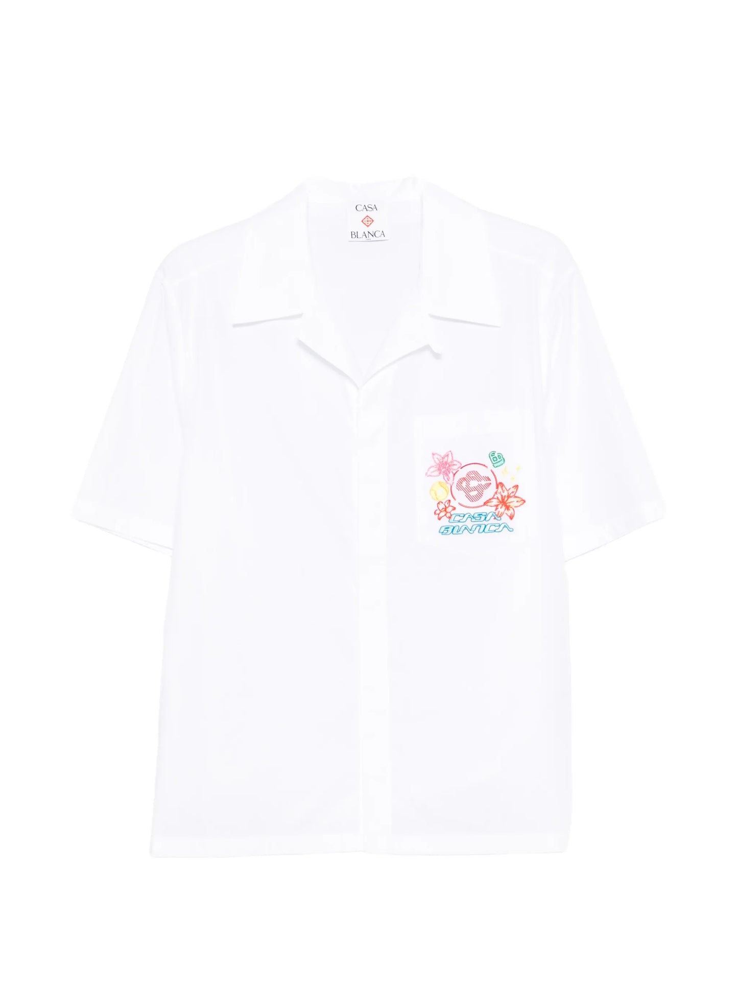 Collage D'Icones Graphiques embroidered shirt
