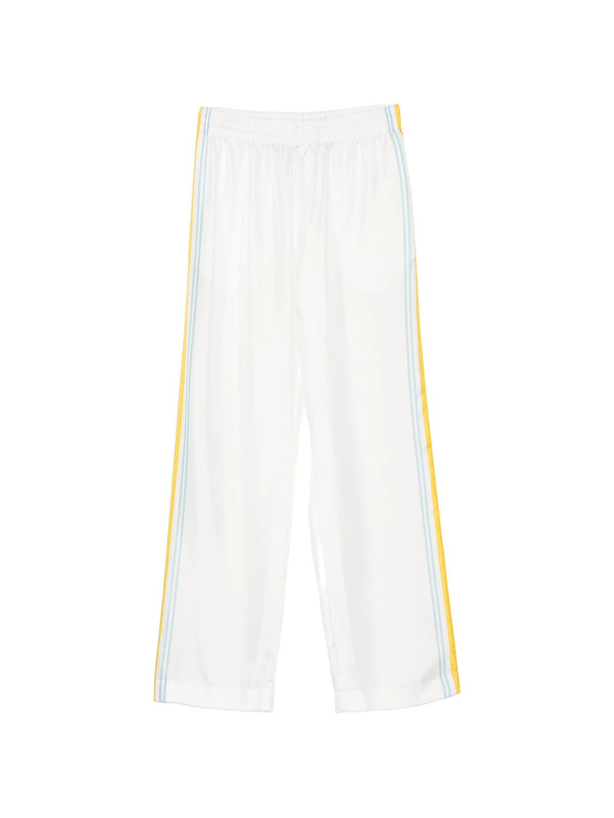 Tennis Landscape silk twill trousers