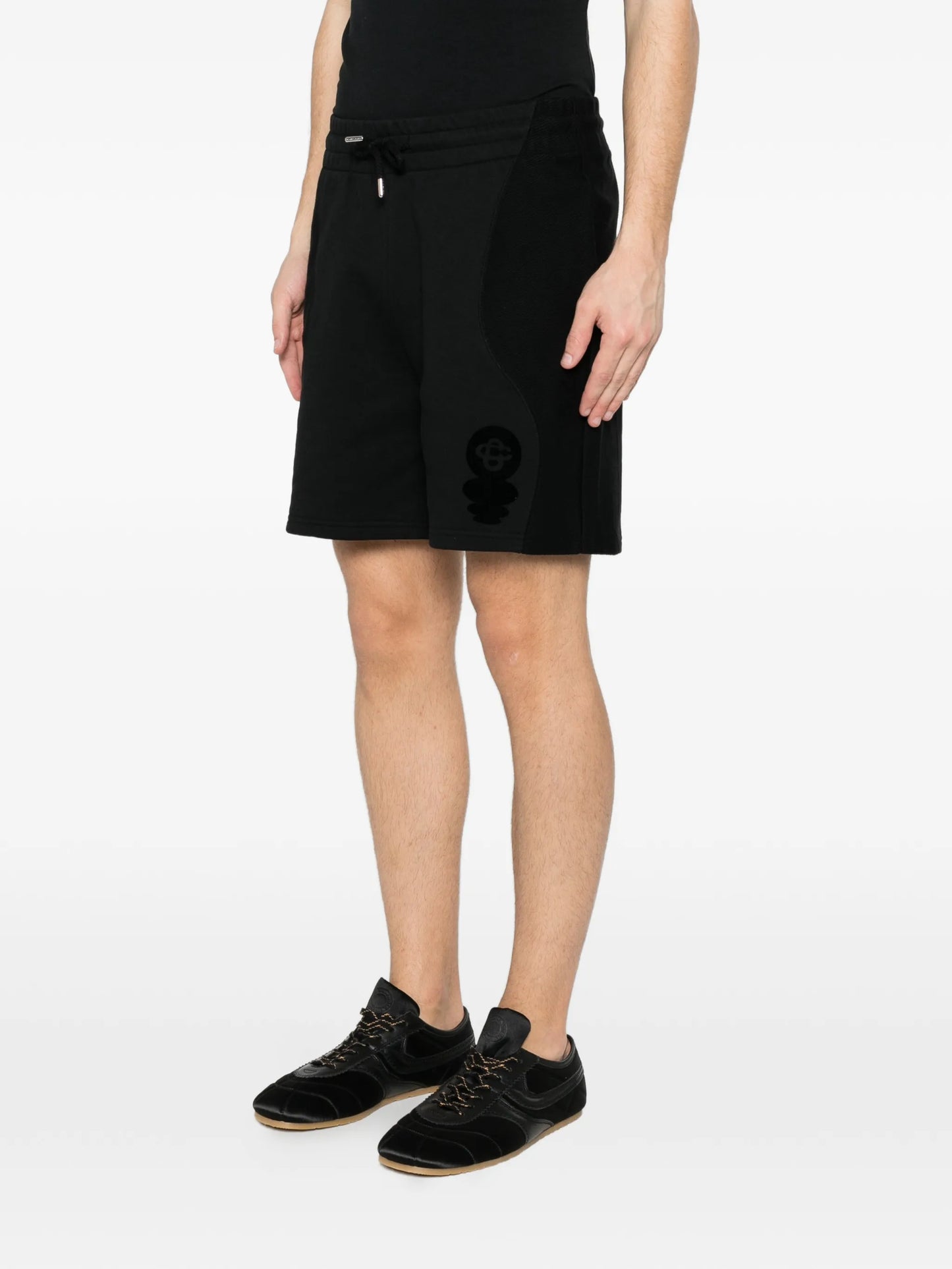 Squash logo-print track shorts