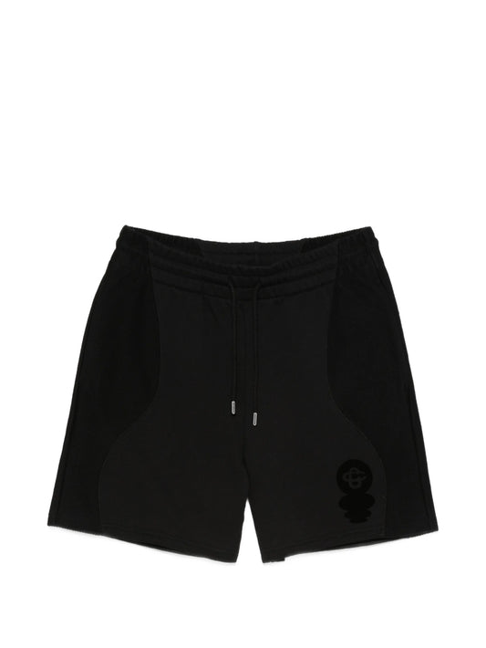 Squash logo-print track shorts