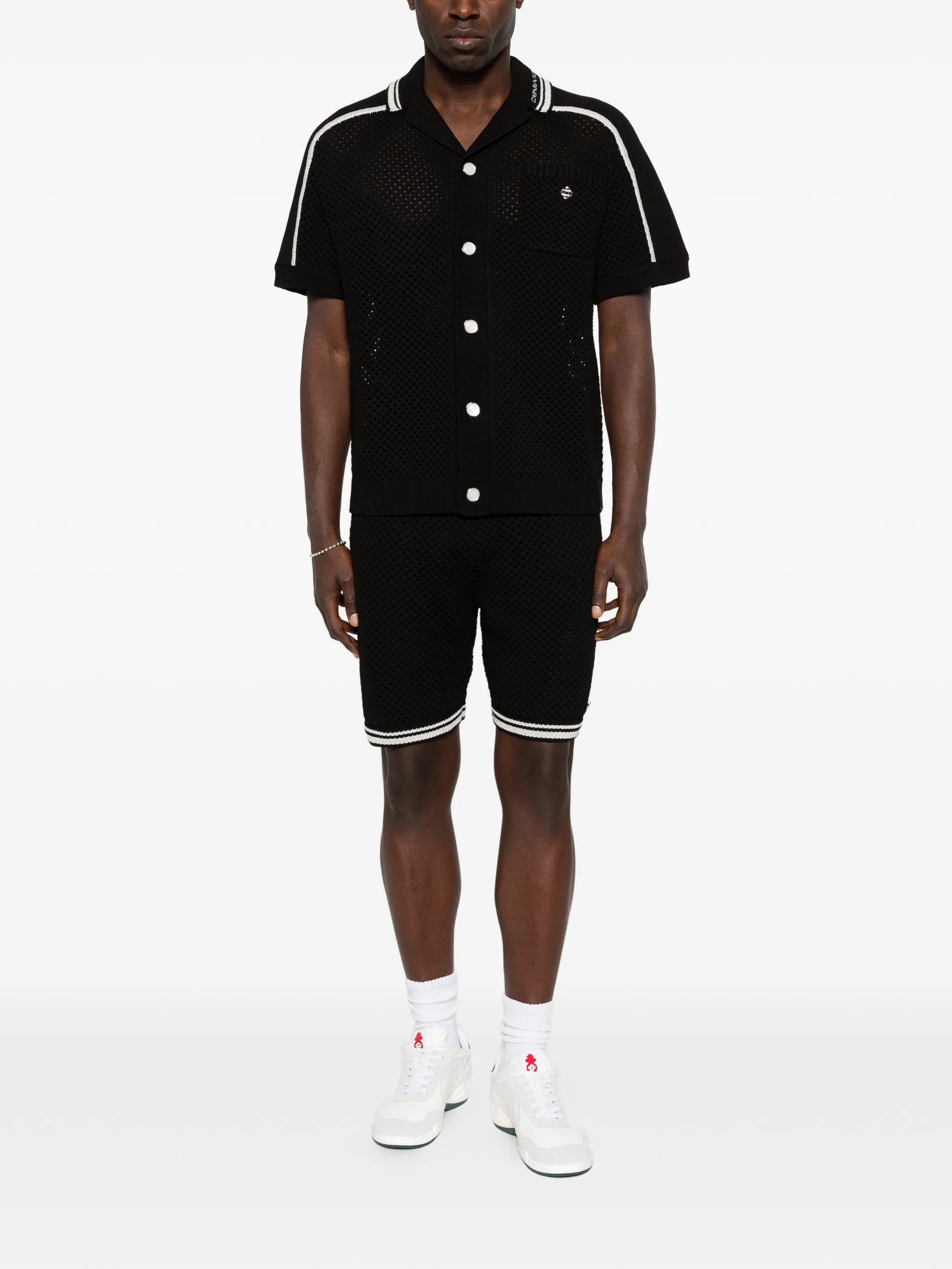 logo-detail drawstring shorts