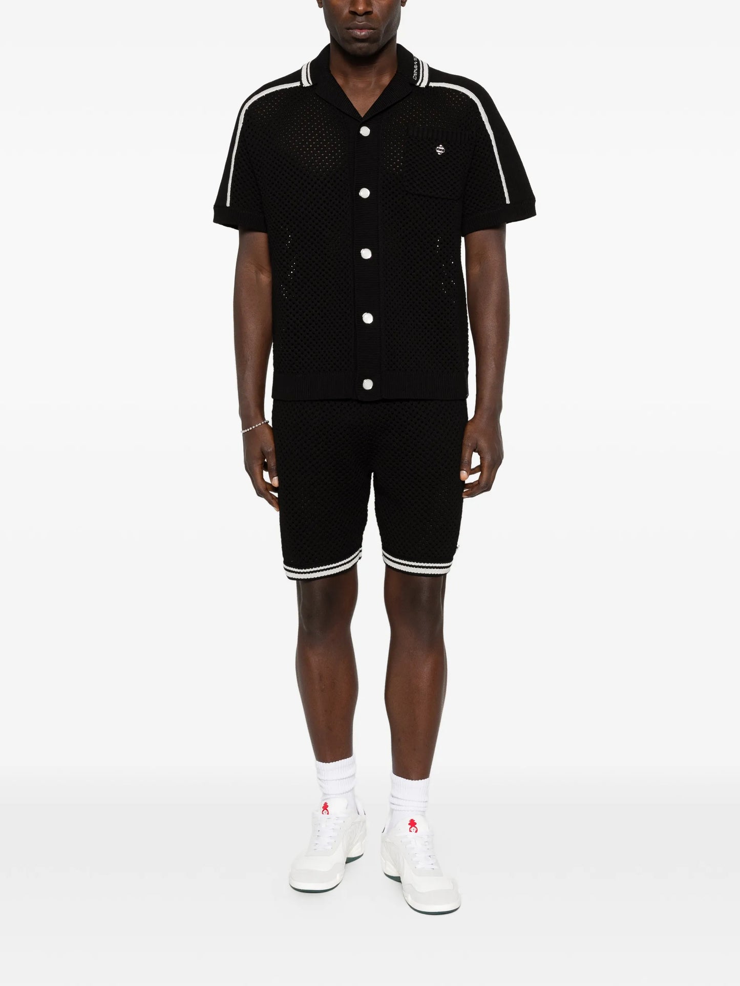 logo-detail drawstring shorts